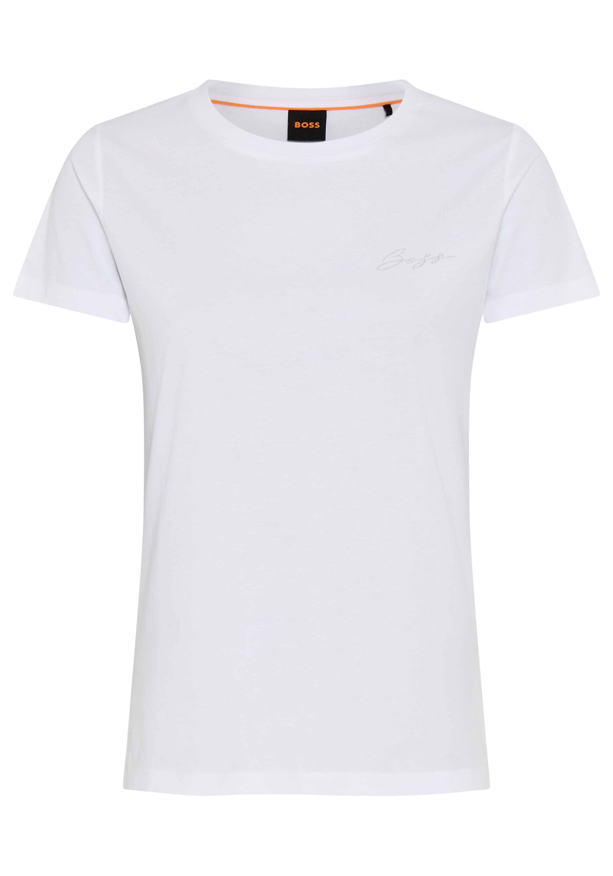 BOSS ORANGE T-Shirt Elove Premium Damenmode in Baumwollqualität, Slim Fit
