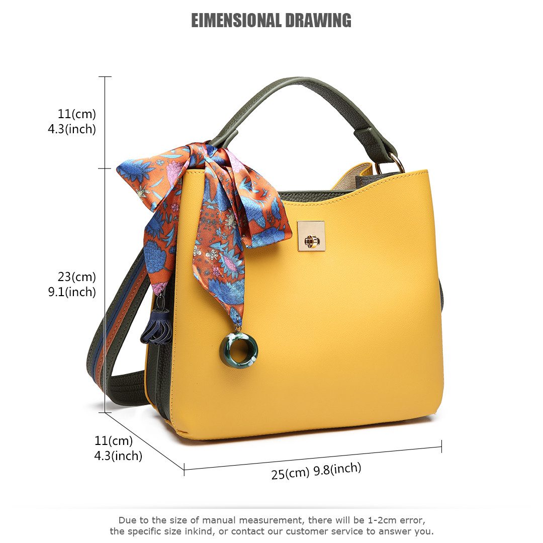 Miss Lulu Tragetasche Seidenschal-Deko-Tragetasche