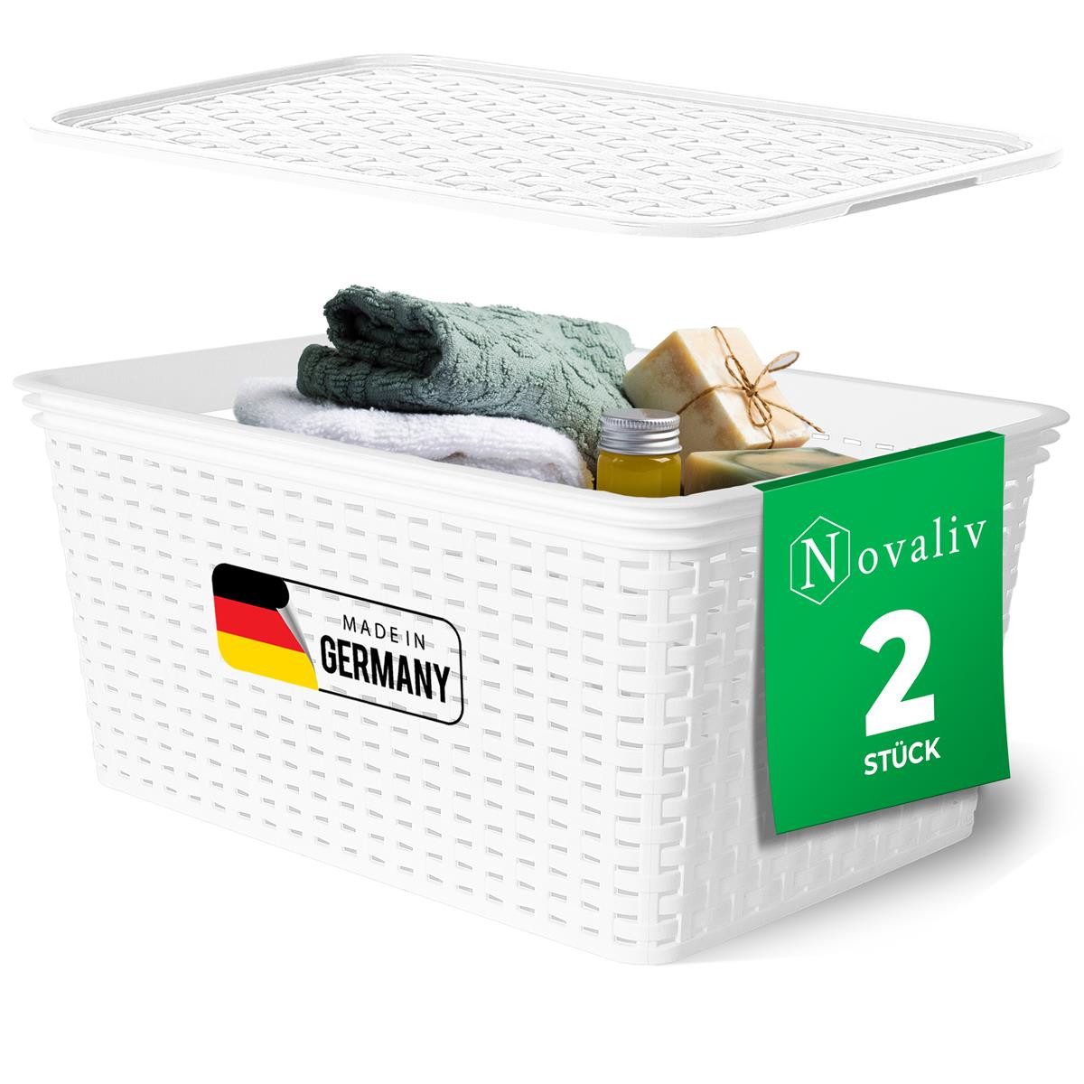 Novaliv Aufbewahrungsbox - (2 St), 2x günstig online kaufen