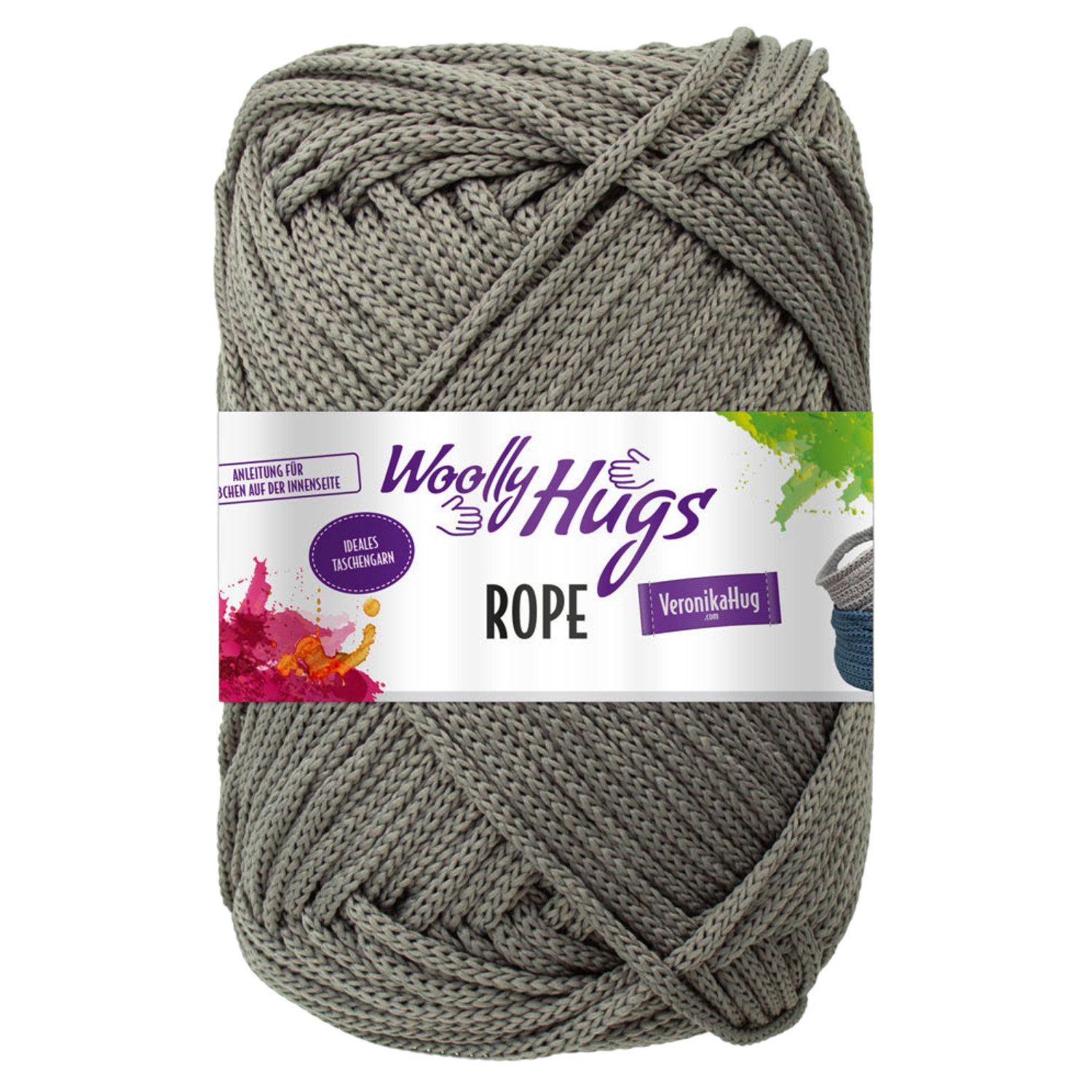 Woolly Hugs Woolly Hugs ROPE 200 g vielseitiges und ideales Taschengarn 140 m Häkelwolle, 140 m (vielseitiges und ideales Taschengarn), 200 g