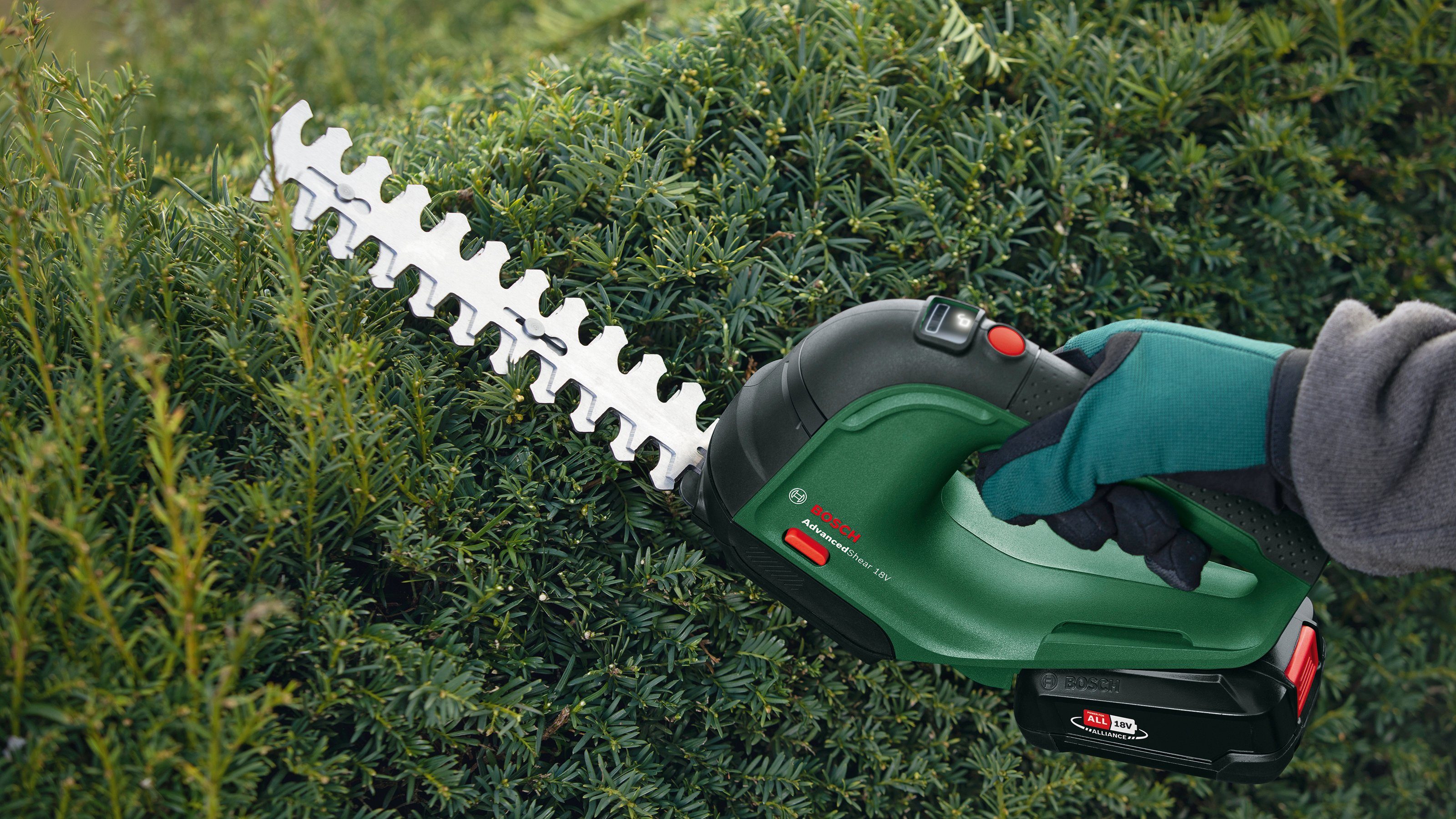 Bosch Home & Garden Akku-Gras- und Strauchscherenset AdvancedShear 18V-10, (Set), 10/20 cm, ohne Akku und Ladegerät