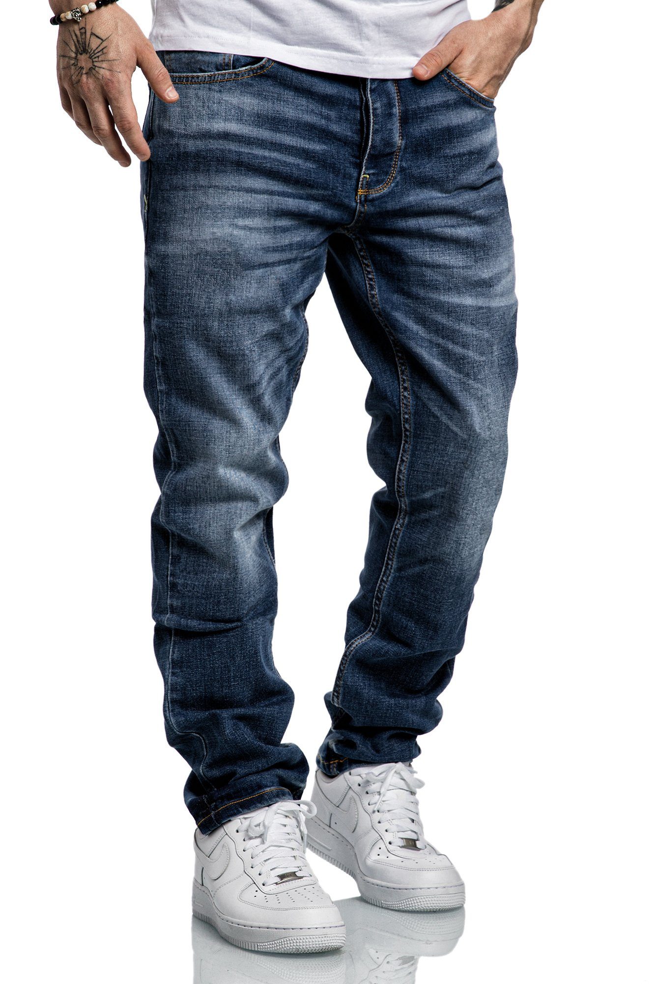 Amaci&Sons Straight-Jeans WICHITA Jeans Regular Slim