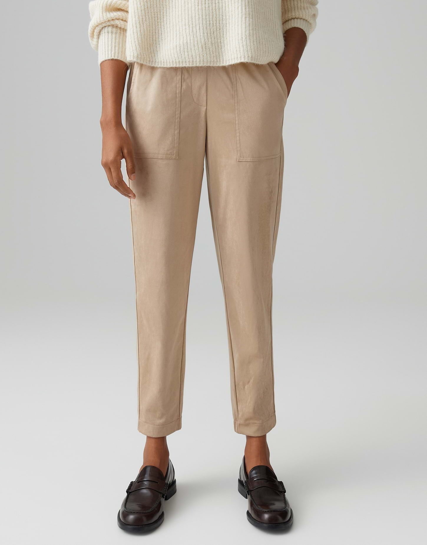 OPUS Lederhose MYHA VELOUR in Wildlederoptik günstig online kaufen