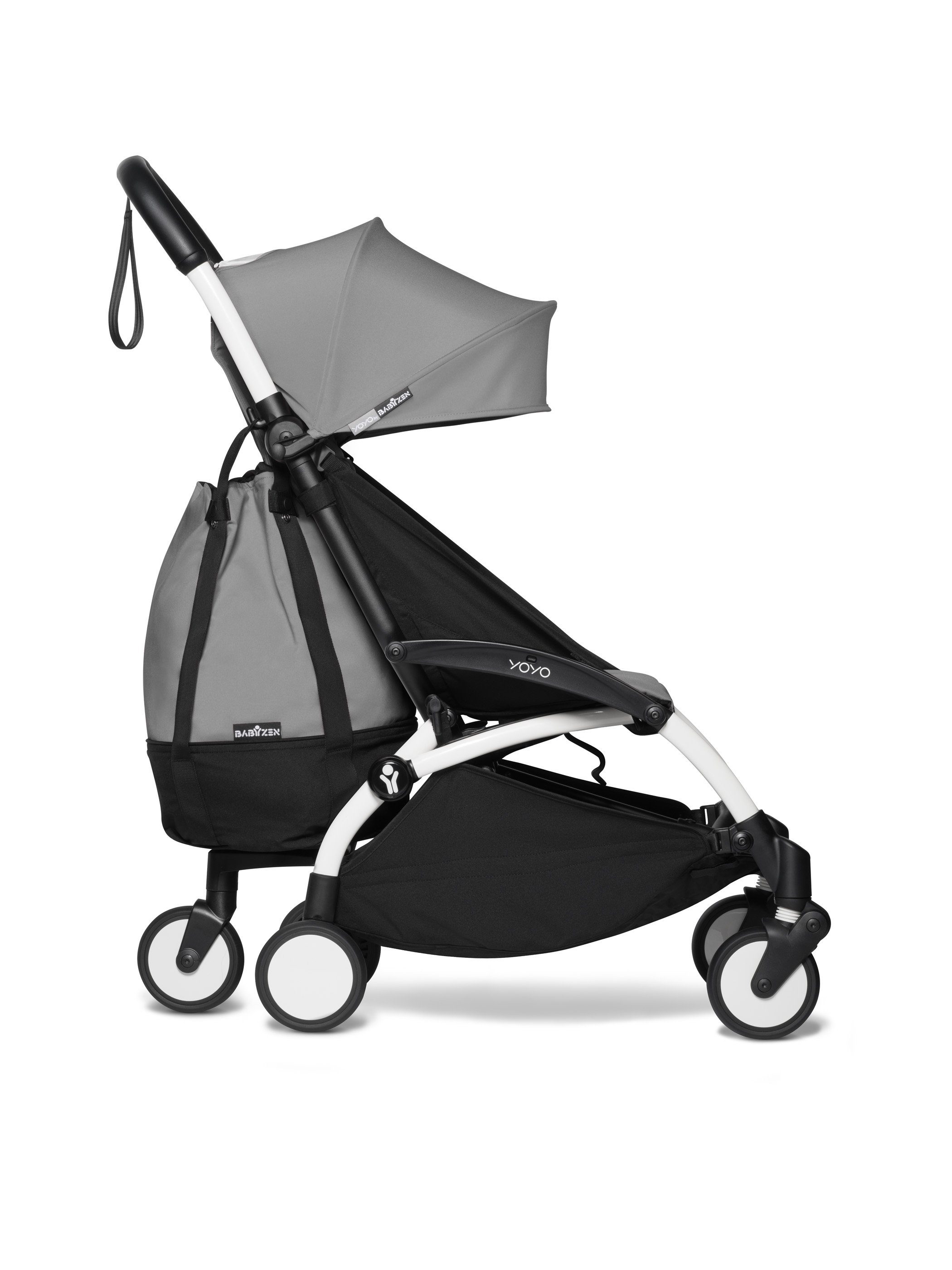 BABYZEN Kinderwagen-Tasche YOYO für YOYO passend Bag-Einkaufstasche Grey Gestell