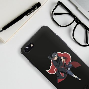 DeinDesign Handyhülle Itachi Uchiha Offizielles Lizenzprodukt Naruto Shippuden, Apple iPhone 8 Silikon Hülle Bumper Case Handy Schutzhülle