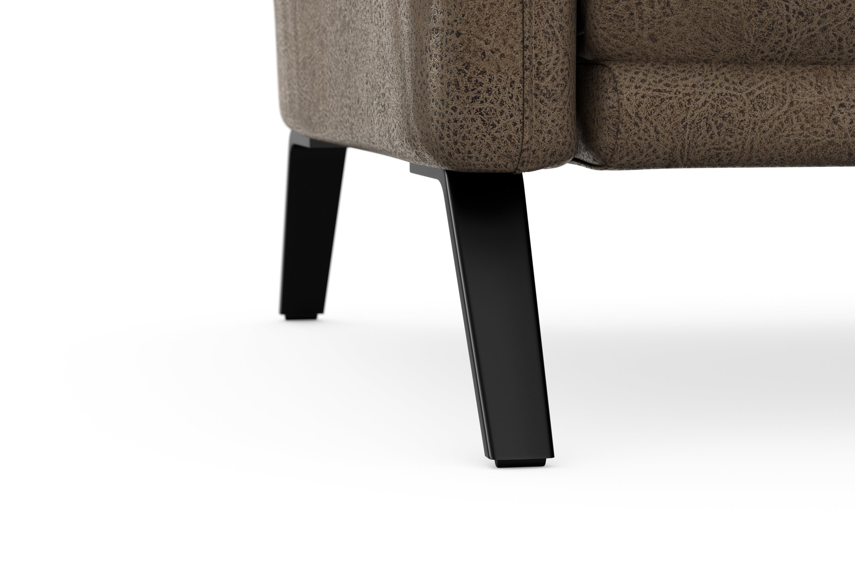 sit&more Ecksofa Scandia, Wahlweise Kopfteilverstellung und mit Armteilfunktion