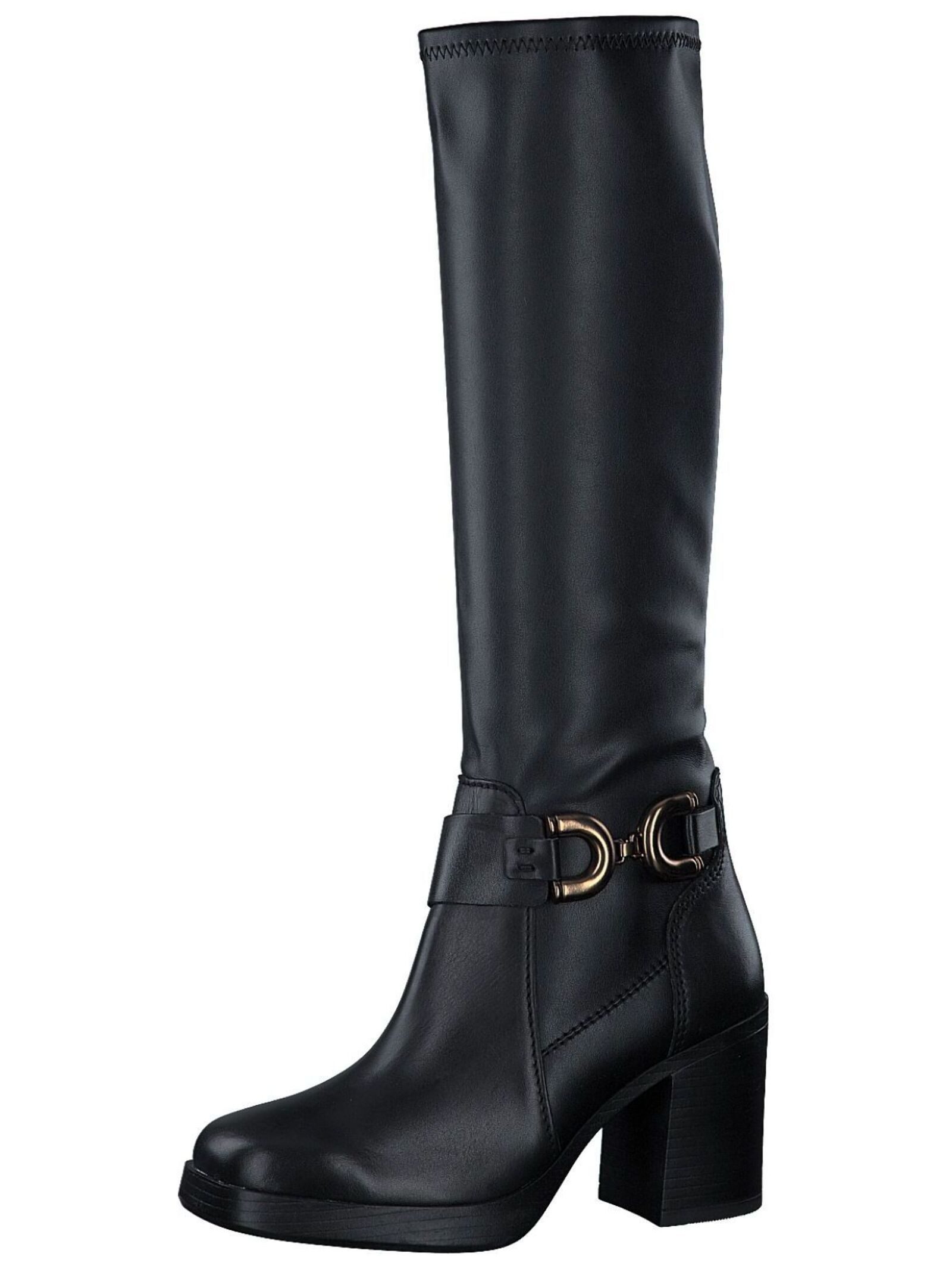 MARCO TOZZI Marco Tozzi Stiefel Leder/Synthetik High-Heel-Stiefel günstig online kaufen