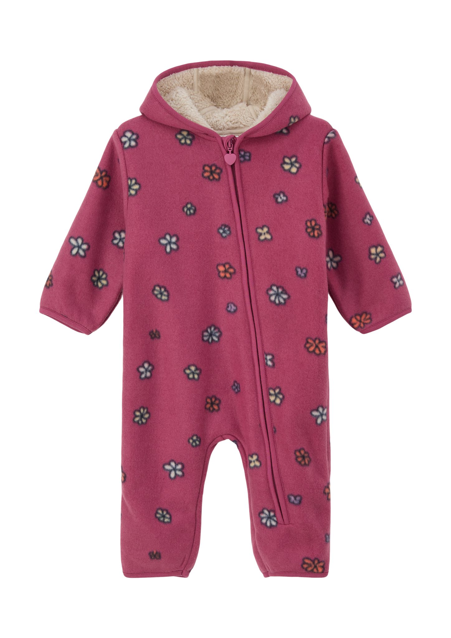 Teddyfutter mit s.Oliver Fleece-Overall Overall Paspel