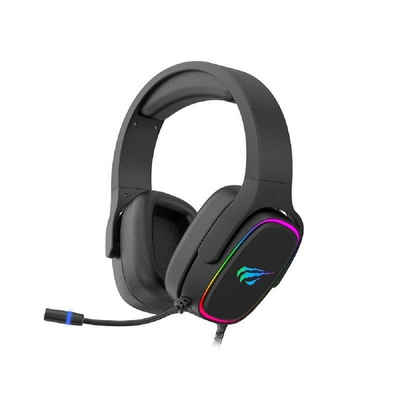 Havit Gaming Headphones RGB mit Mikrofon, 7.1 USB Gaming Kopfhörer Schwarz Gaming-Headset