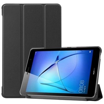 König Design Tablet-Hülle Huawei MatePad T8, Tablethülle für Huawei MatePad T8 Schutztasche Wallet Cover 360 Case Etuis Schwarz