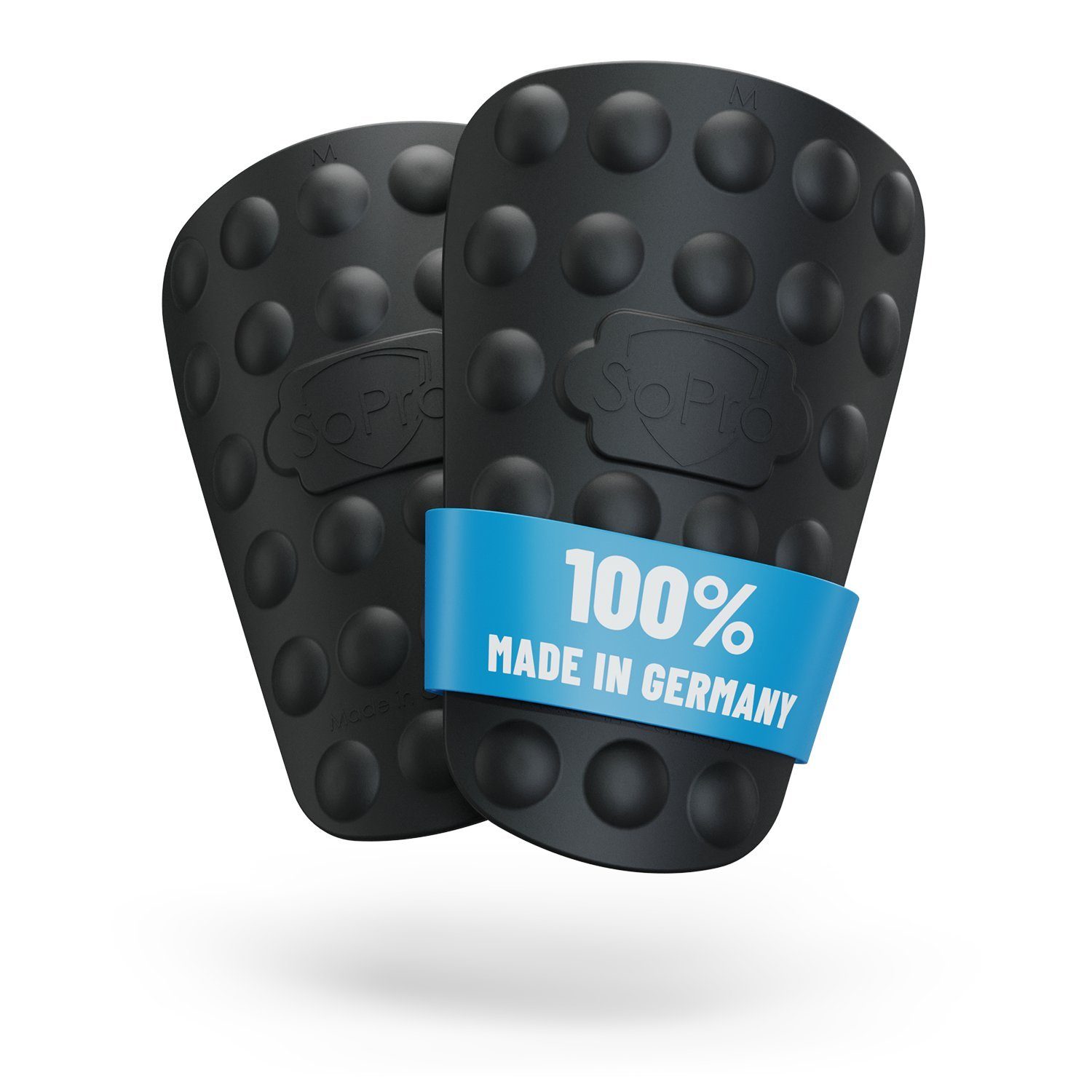 SoPro Fußball Schienbeinschoner Schienbeinschoner Fußball für Kinder & Erwachsene + Socken