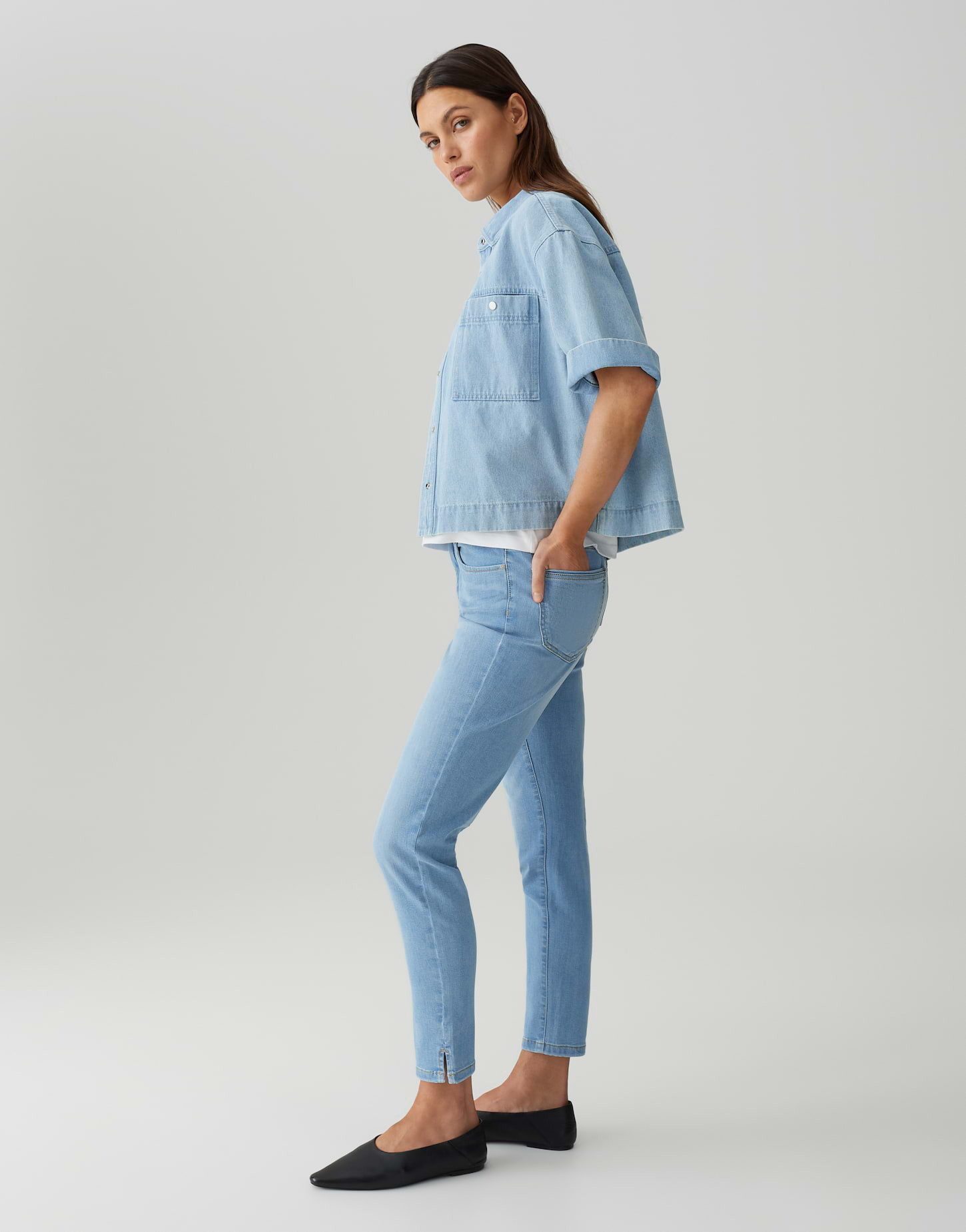 OPUS PANTS Skinny-fit-Jeans ENJA BRIGHT mit Power Stretch