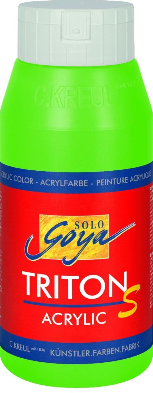 Goya Triton Acrylic 750 Kreul ml Solo Kreul gelbgrün Künstlerstift S