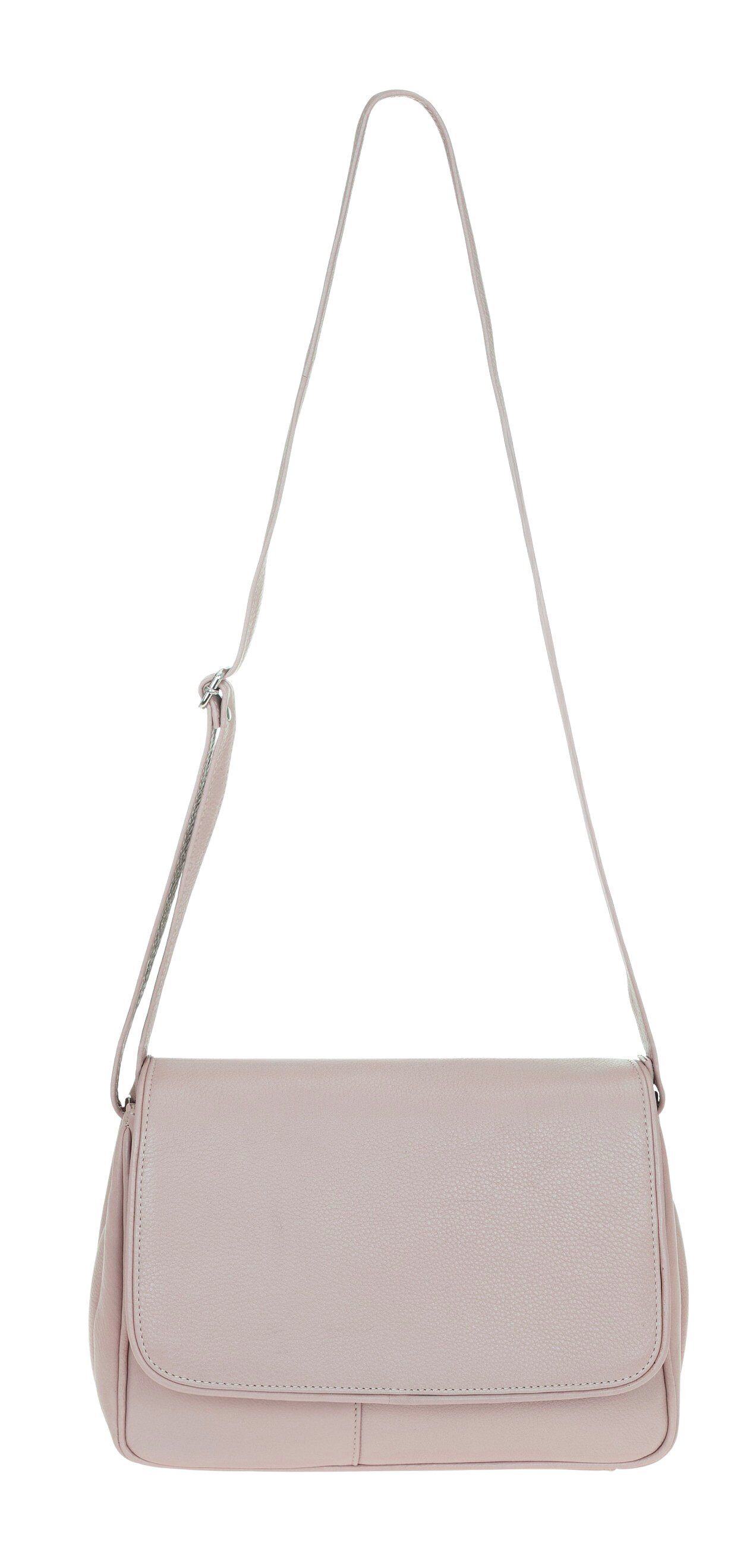 Alessandro Salvatore Handtasche Leder Damen mittel klein Lederhandtasche, Schultertasche Echtleder Damentasche Tasche Florenz 12975 + Etui – Bild 4 von 5