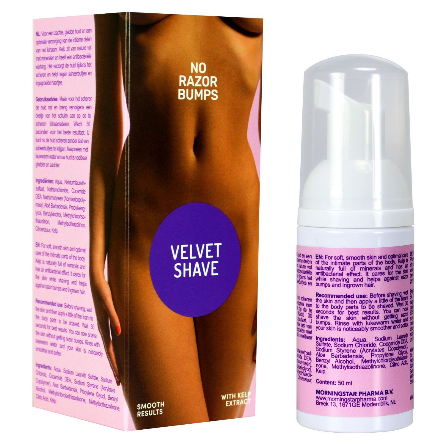 Morningstar Pharma Rasiergel Morningstar - Velvet Shave 50 ml, mit natürlichem Kelp