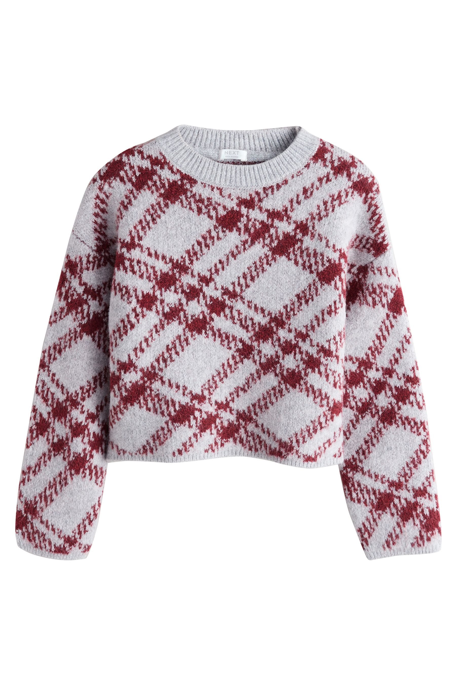 Next Strickpullover Pullover im Schottenkaro (1-tlg)