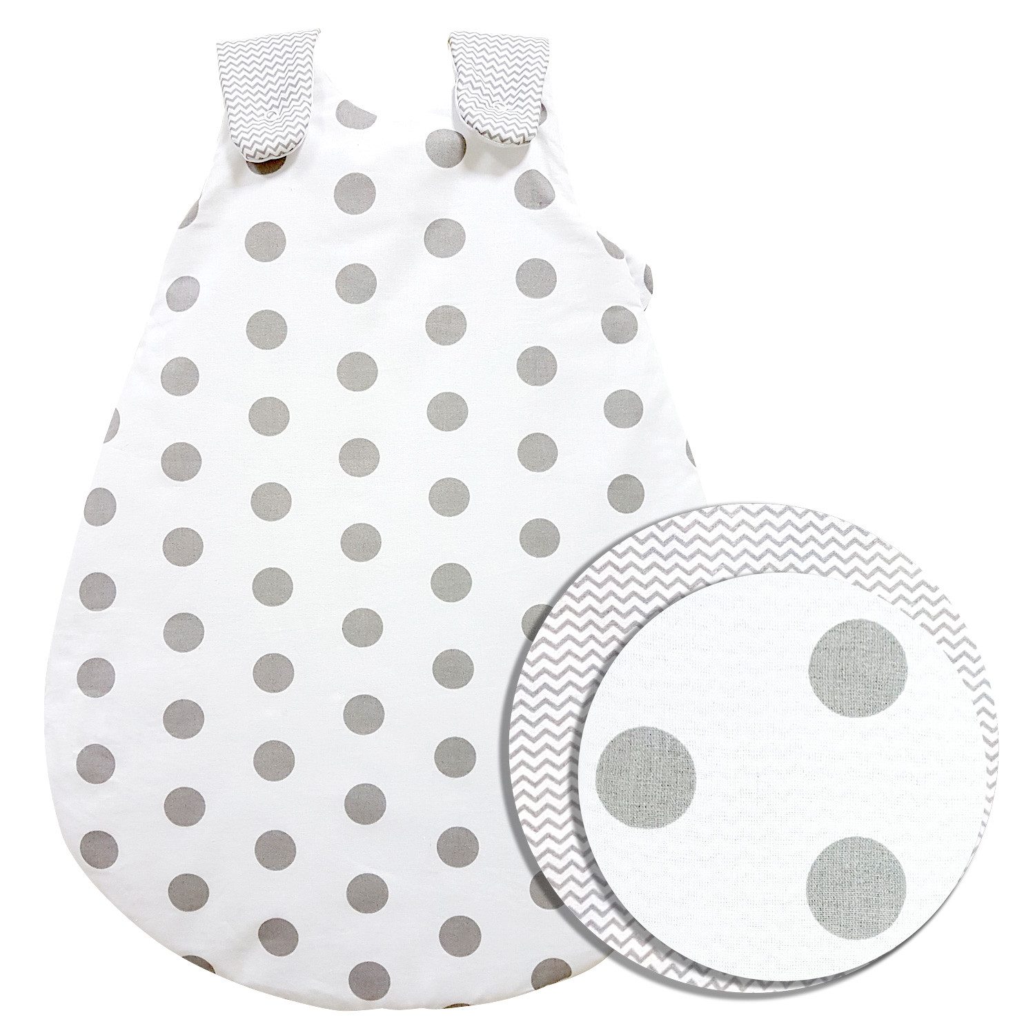 Baby-Joy Babyschlafsack Schlafsack für Babys ZICK-ZACK Linie 100% Baumwolle günstig online kaufen
