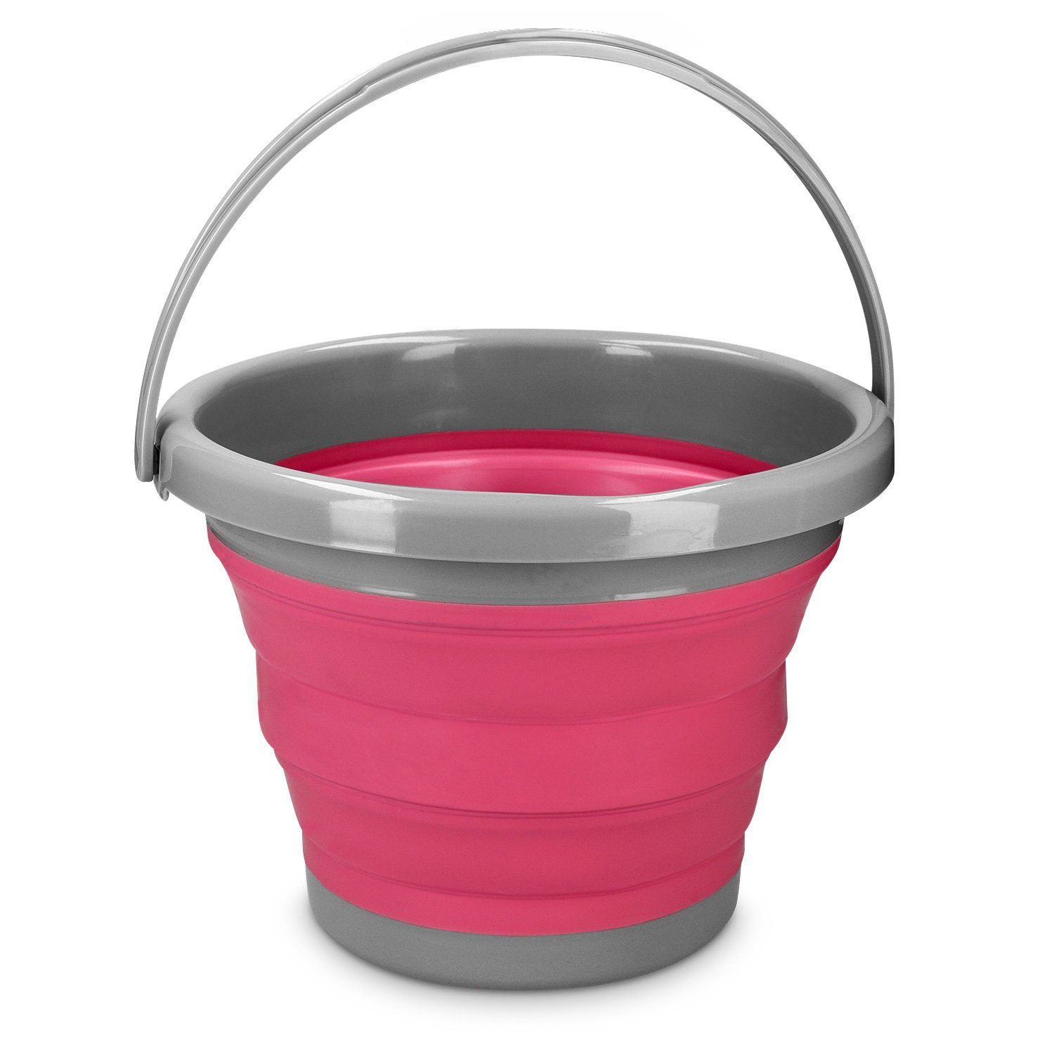 Navaris Ведро для очистки Silikon-Eimer faltbar - 5l für Reinigung, Camping, Angeln, Küche, (1-tlg)