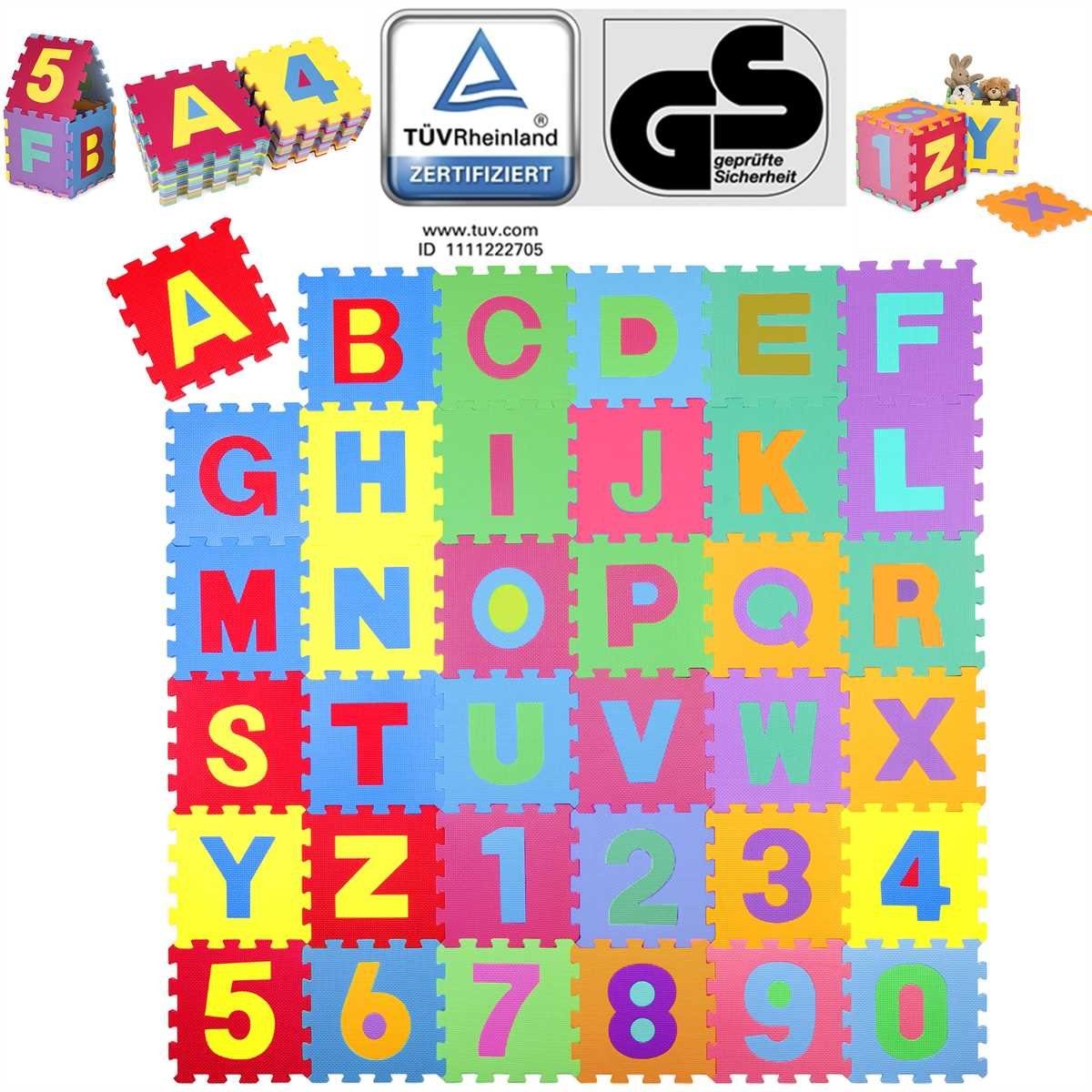 KIDUKU Puzzlematte, 86 Puzzleteile, 86 teilige Puzzlematte TÜV Rheinland  geprüft - Kinderspielteppich, Spielmatte, Spielteppich für Baby & Kinder  online kaufen | OTTO