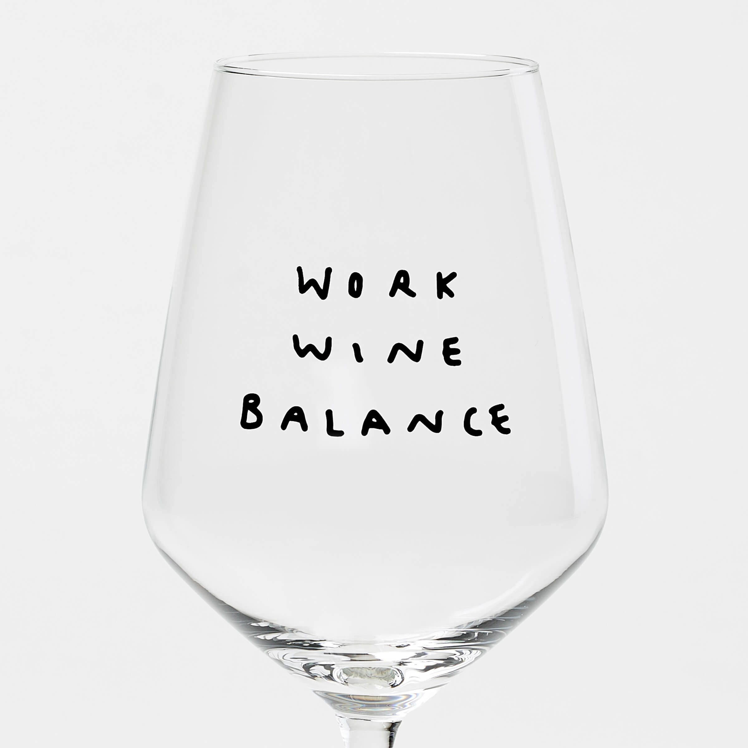 selekkt Weinglas "Work Wine Balance" Weinglas by Johanna Schwarzer × selekkt