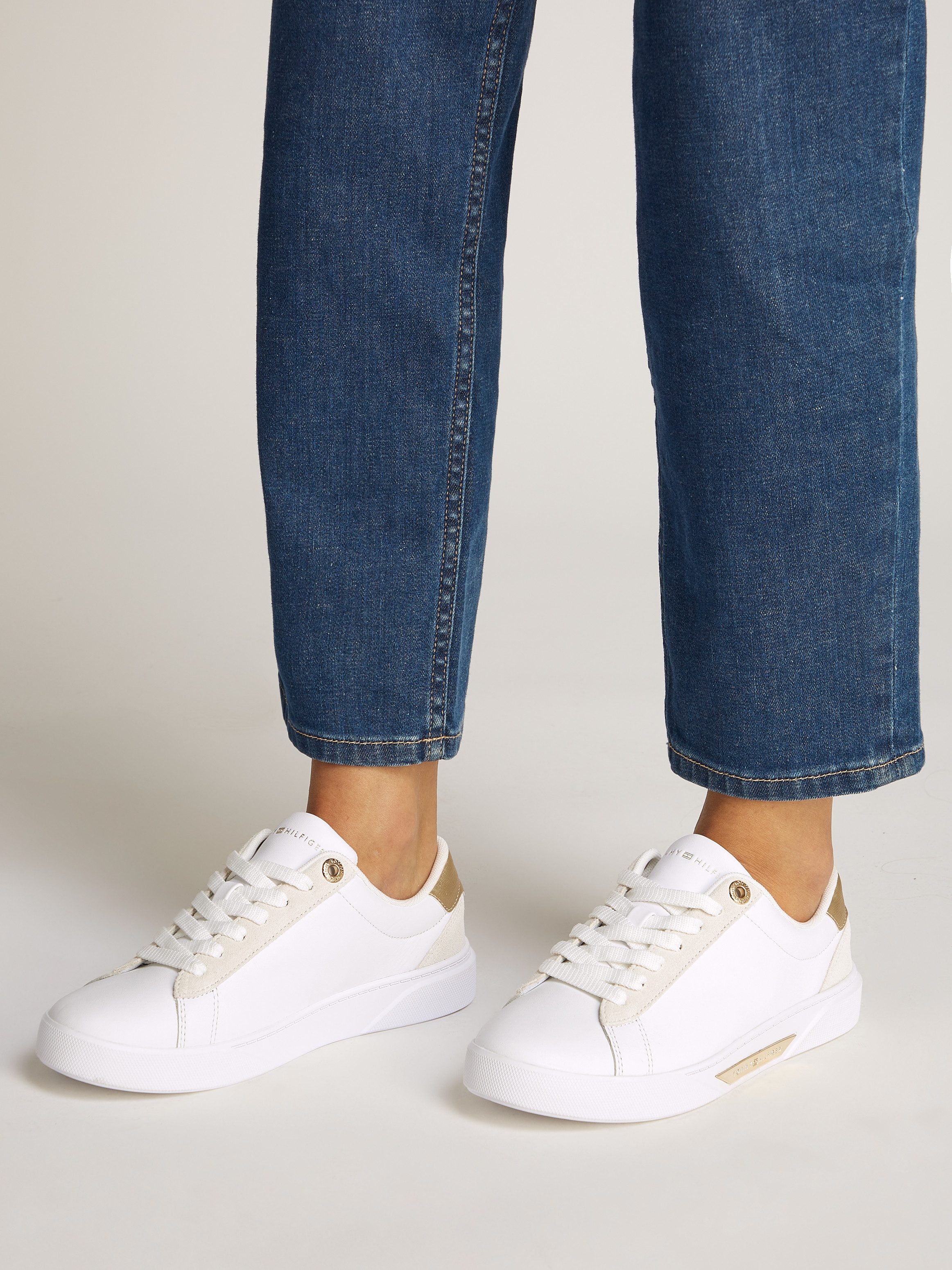 Tommy Hilfiger CHIC COURT SNEAKER Plateausneaker, Schnürschuh, Halbschuh, F günstig online kaufen
