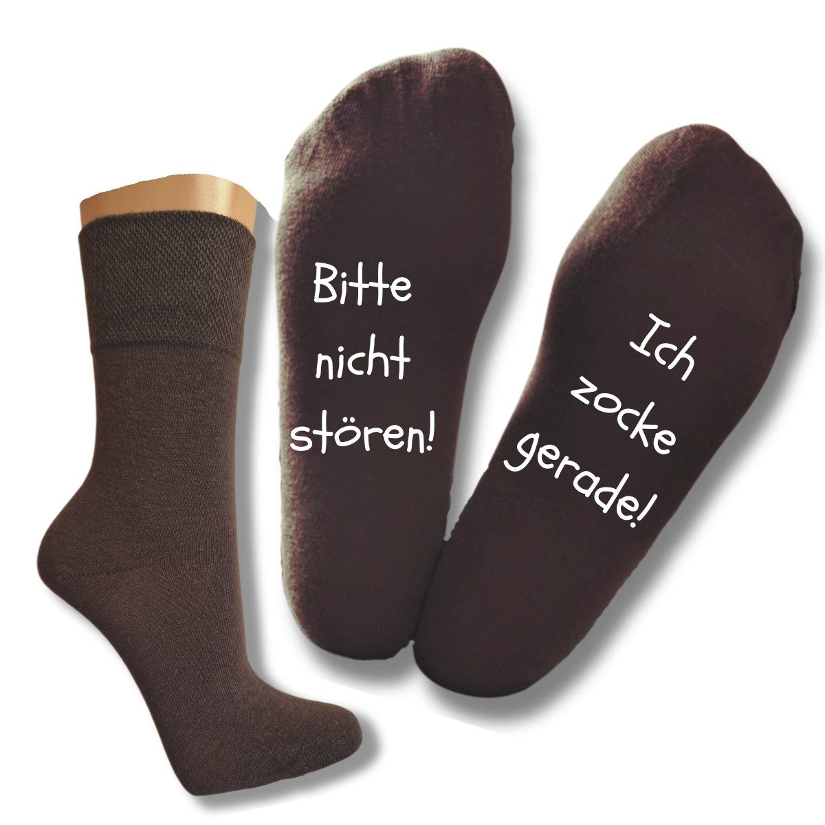 bentini Basicsocken Spruchsocken Bitte nicht stören! günstig online kaufen