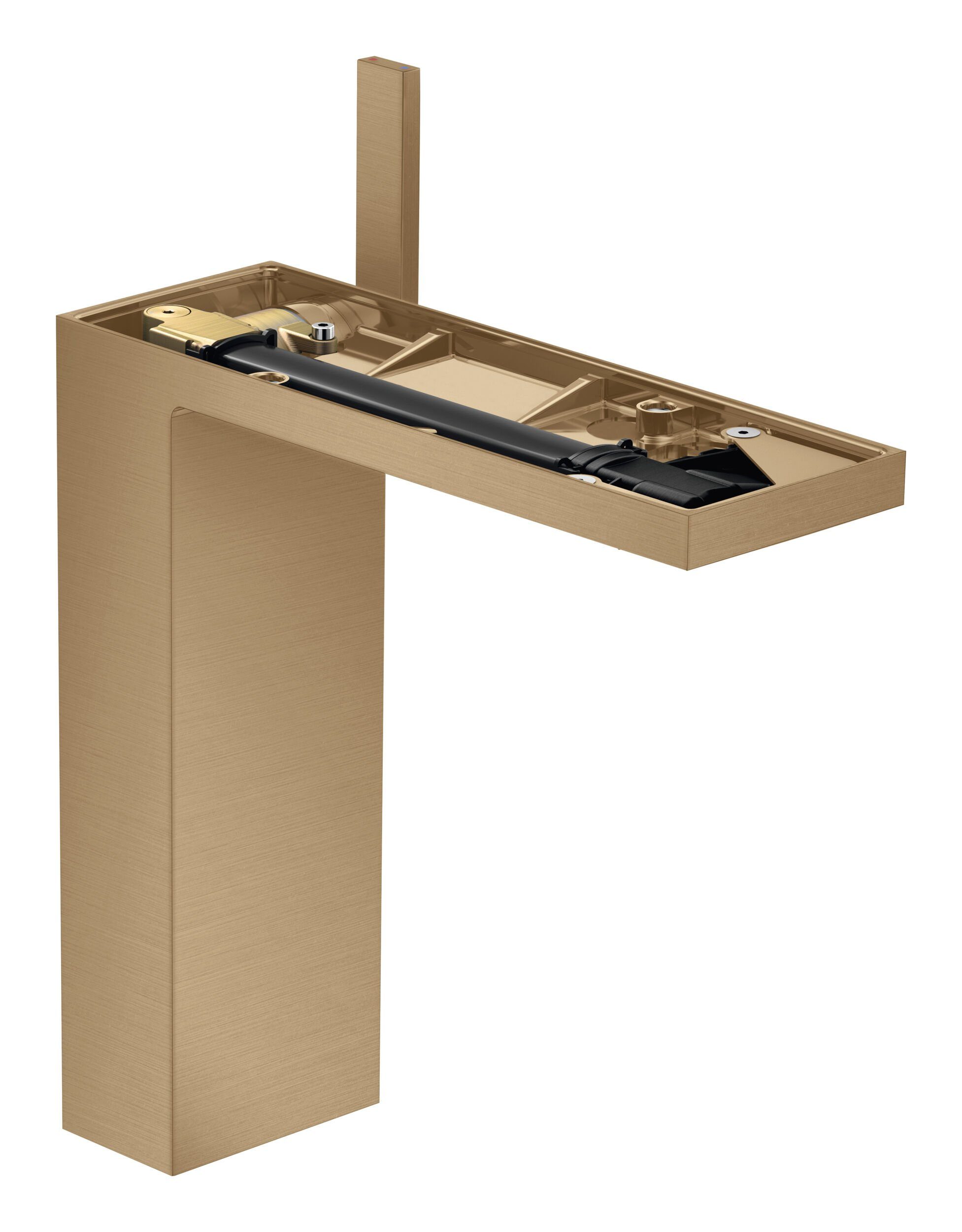 hansgrohe Waschtischarmatur Axor MyEdition 230 Waschtischmischer ohne Platte mit Push-Open Ablaufgarnitur