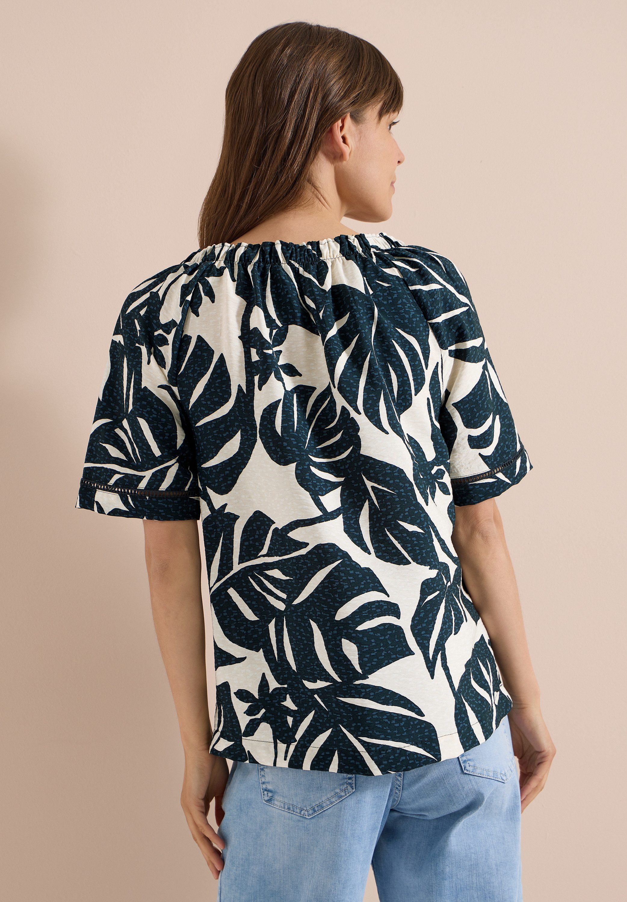 CECIL Carmenbluse aus softer Viskose