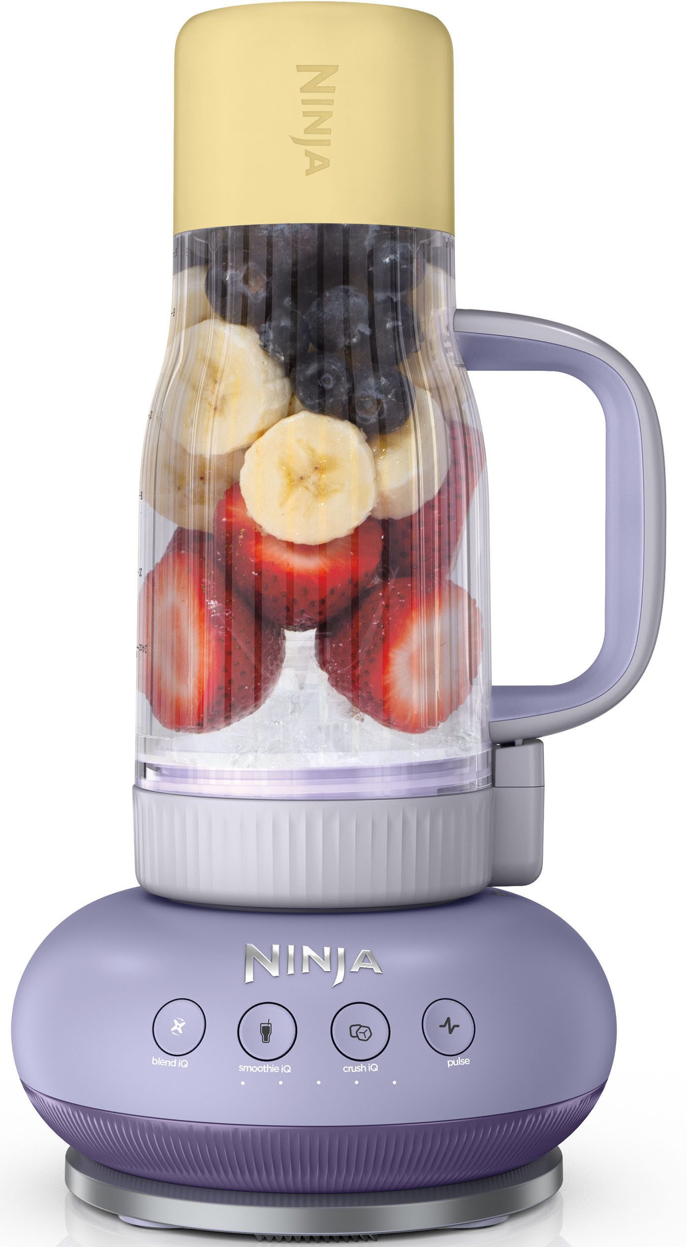 NINJA Handmixer BlendBoss To-Go-Becher-Mixer - stone/mint DB351EUST, 1100 W, Auto-iQ-Technologie, Zerkleinert alles eiskalt- sogar tiefgefrorenes