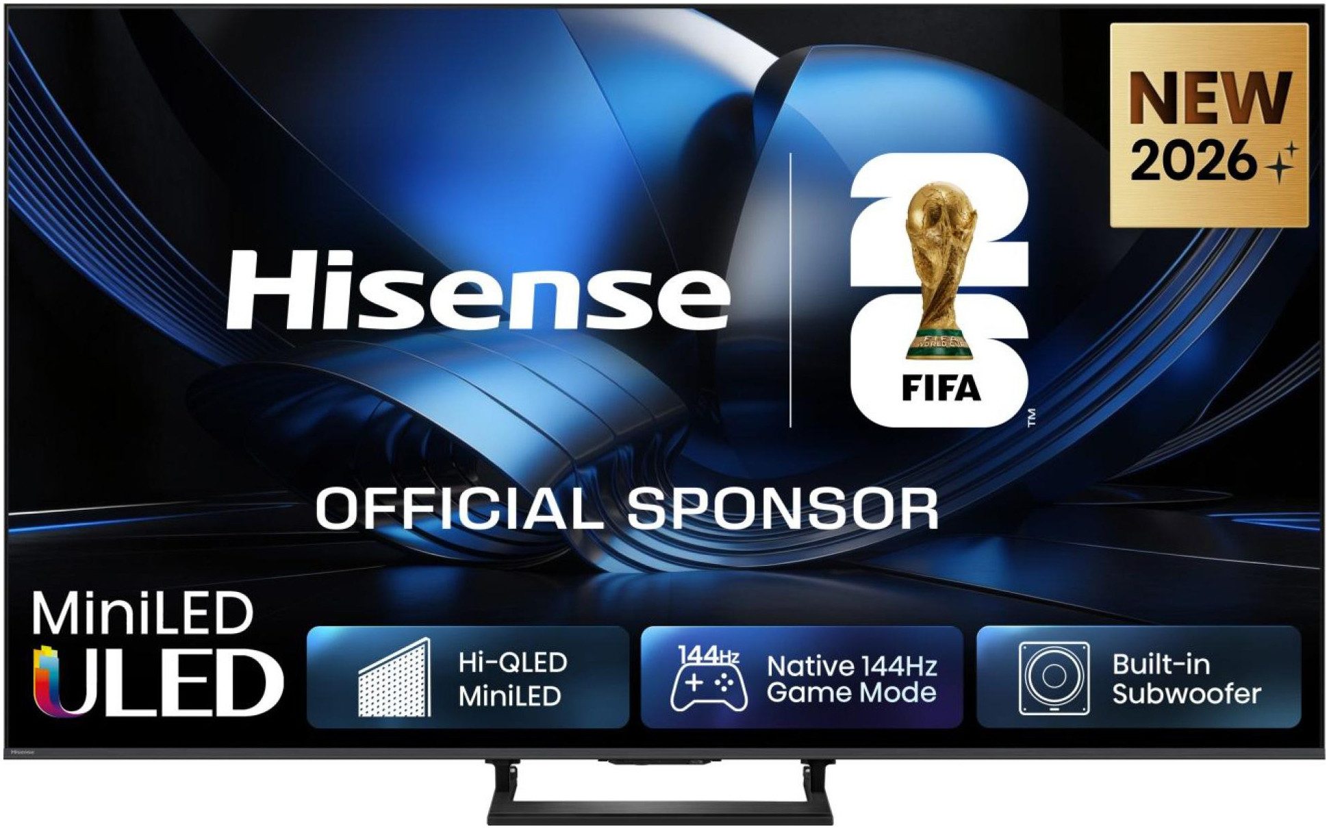 Hisense 65U7DSE QLED-Fernseher (164 cm/65 Zoll, 4K Ultra HD, Smart-TV)