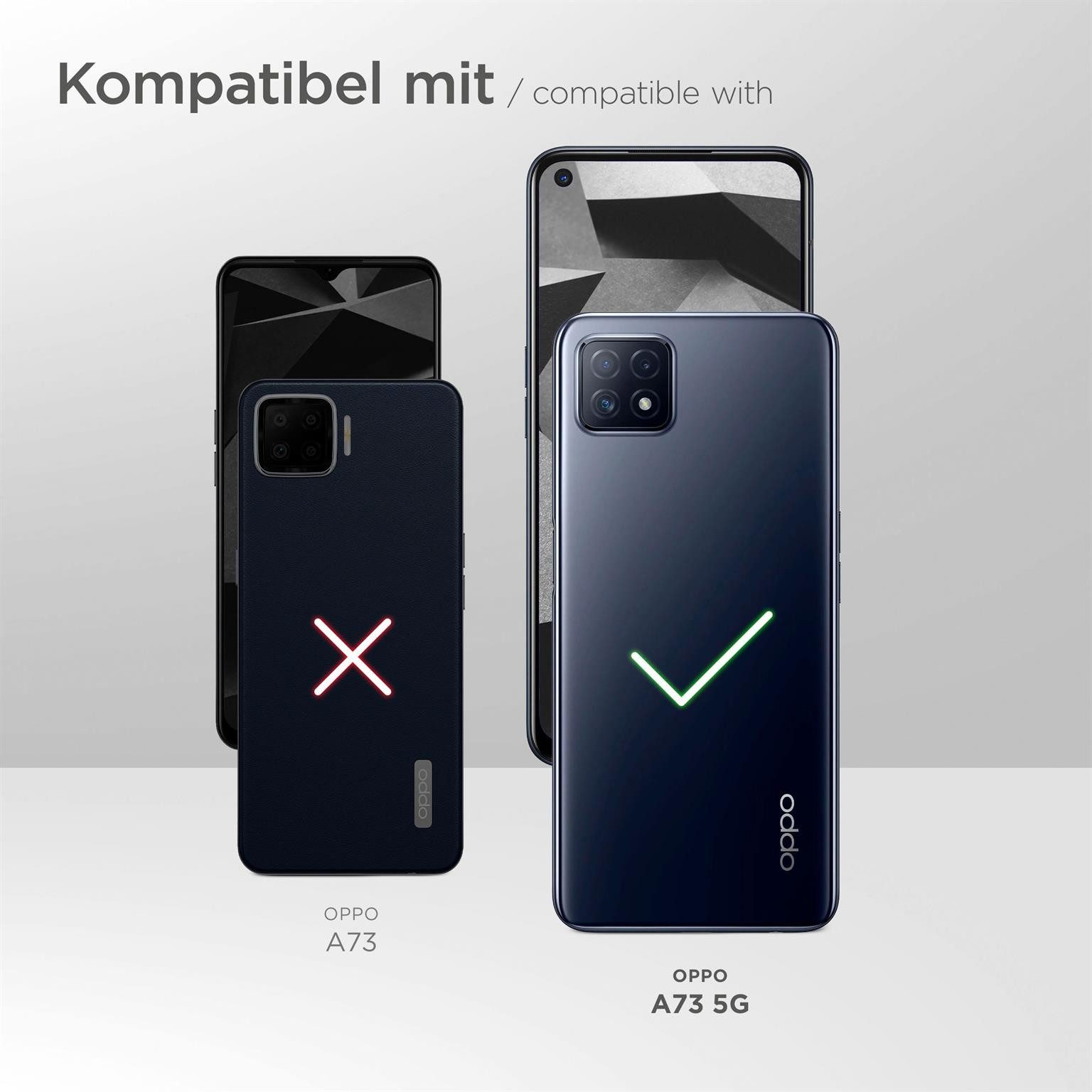 moex Handyhülle moex® Alpha Case für Oppo A73 5G, Hülle ultra dünn, Hardcase Back Cover, Schutzhülle Minimalistisch