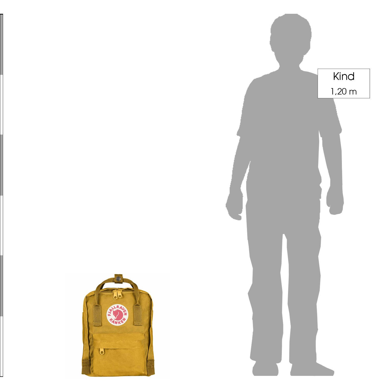 Fjällräven Kinderrucksack Fjällräven Tagesrucksack Kanken Mini ochre