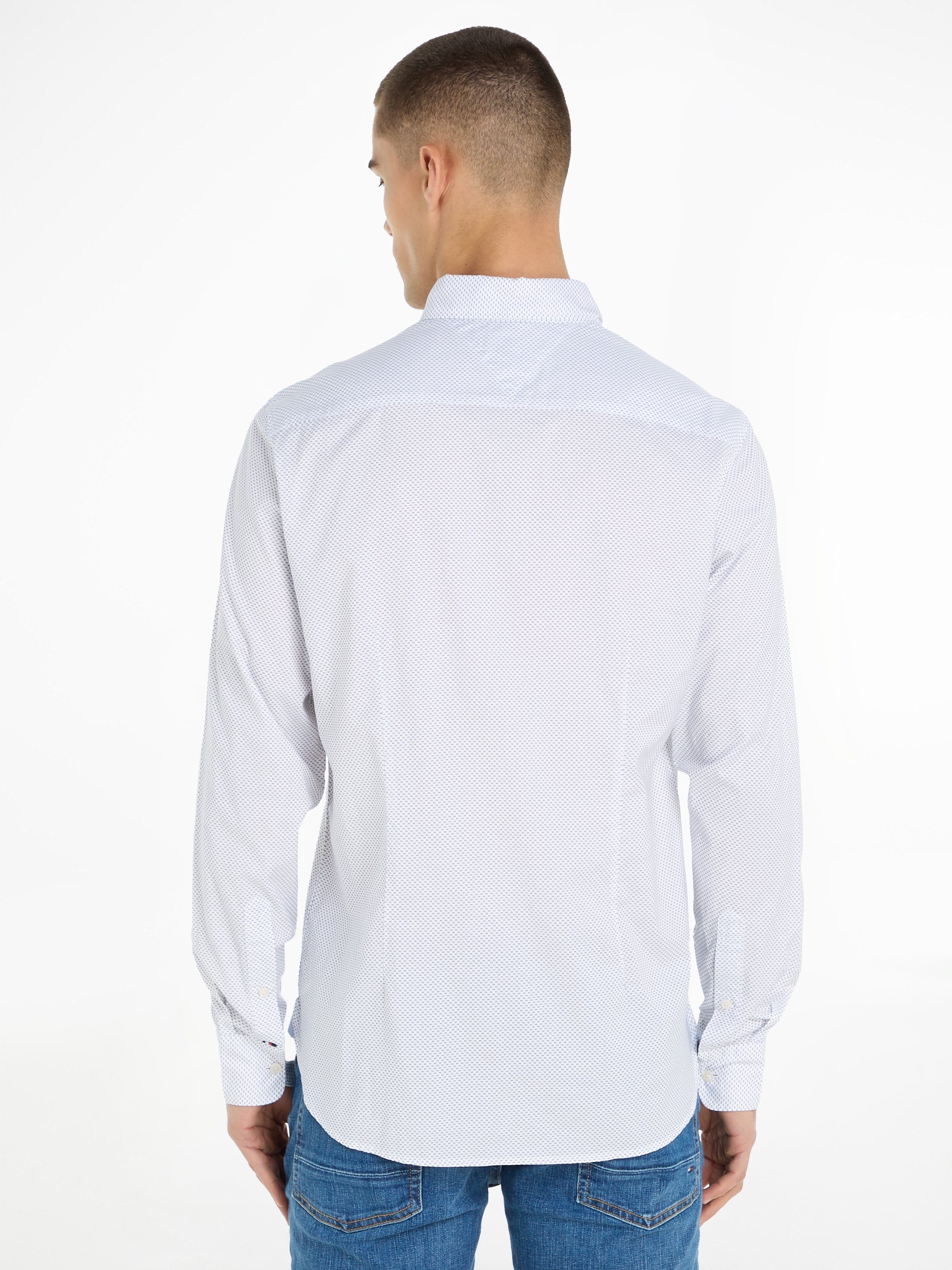 Tommy Hilfiger Langarmhemd FLEX MINI PRINT günstig online kaufen
