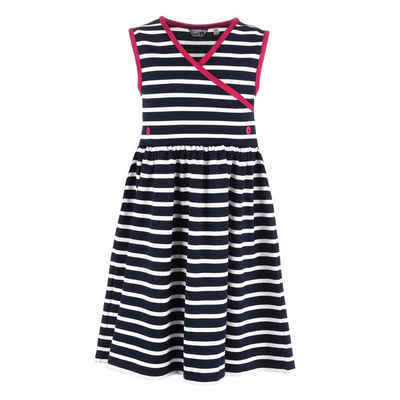 modAS Strandkleid (1-tlg) Bretonisches Mädchenkleid Maritim - Gestreiftes Kleid für Mädchen