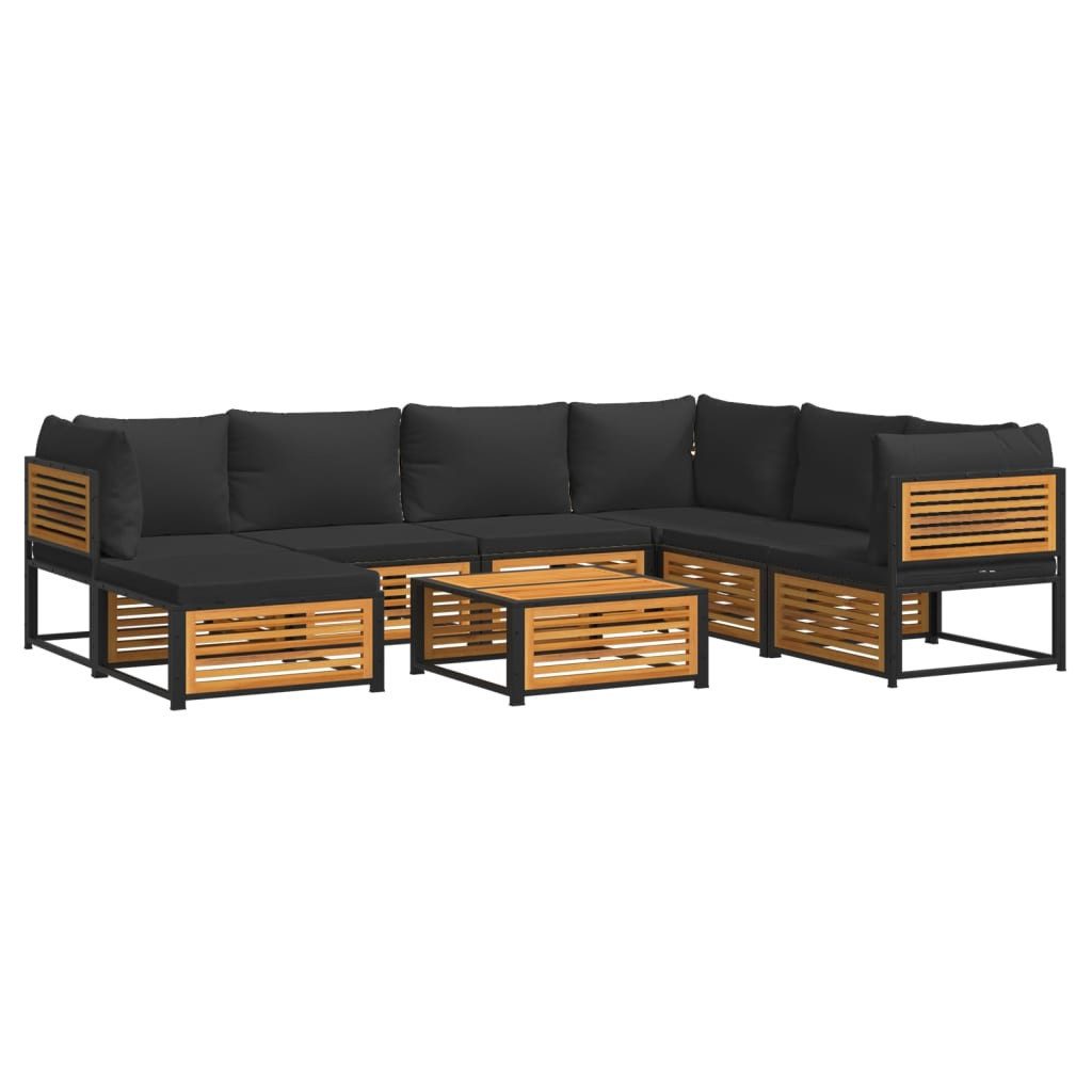 vidaXL Gartenlounge-Set 8-tlg. Garten-Sofagarnitur mit Kissen günstig online kaufen
