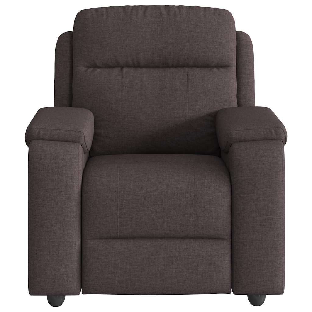 vidaXL Sessel Massagesessel Dunkelbraun Stoff (1-St) günstig online kaufen