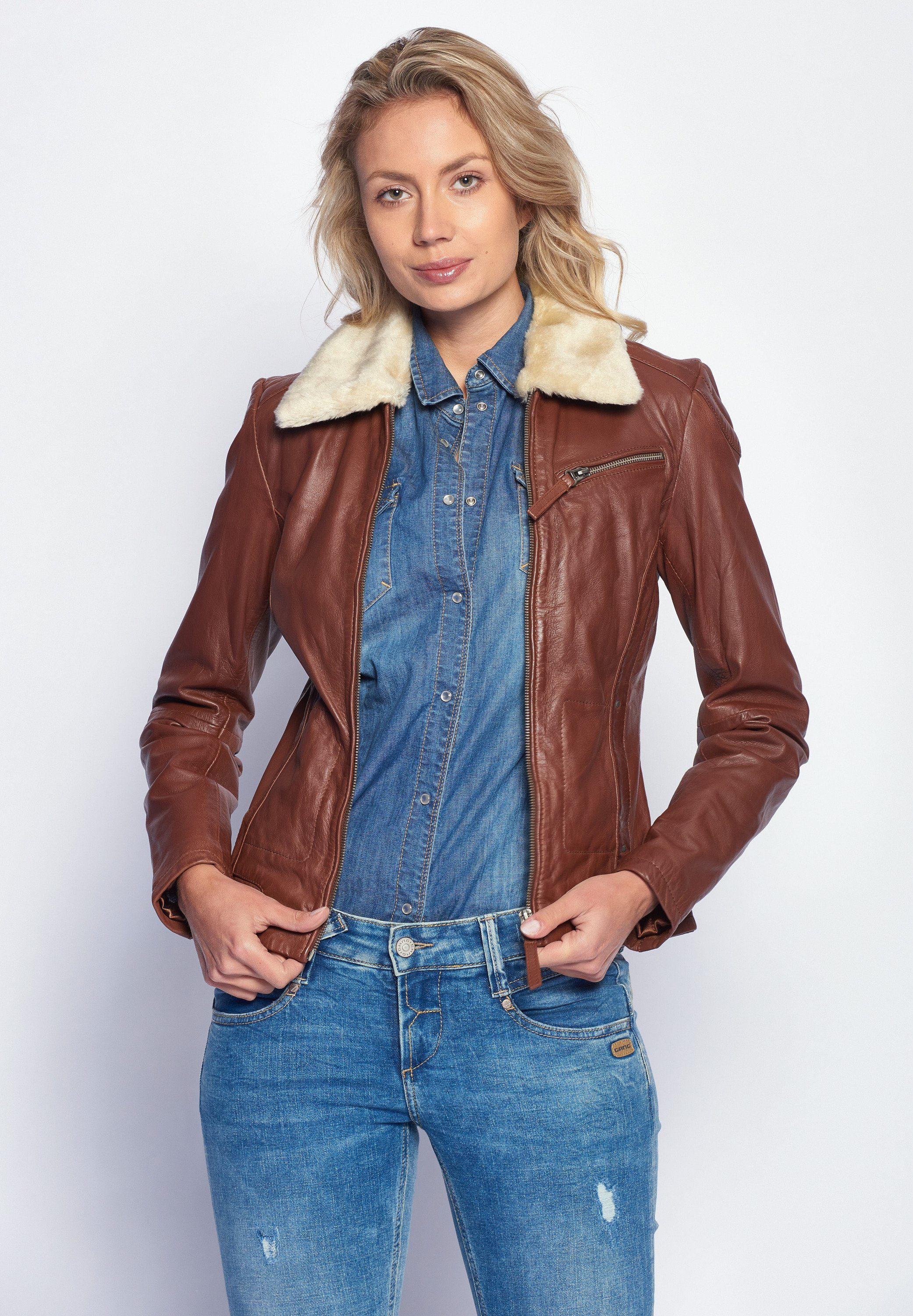 Maze Lederjacke Morelia günstig online kaufen