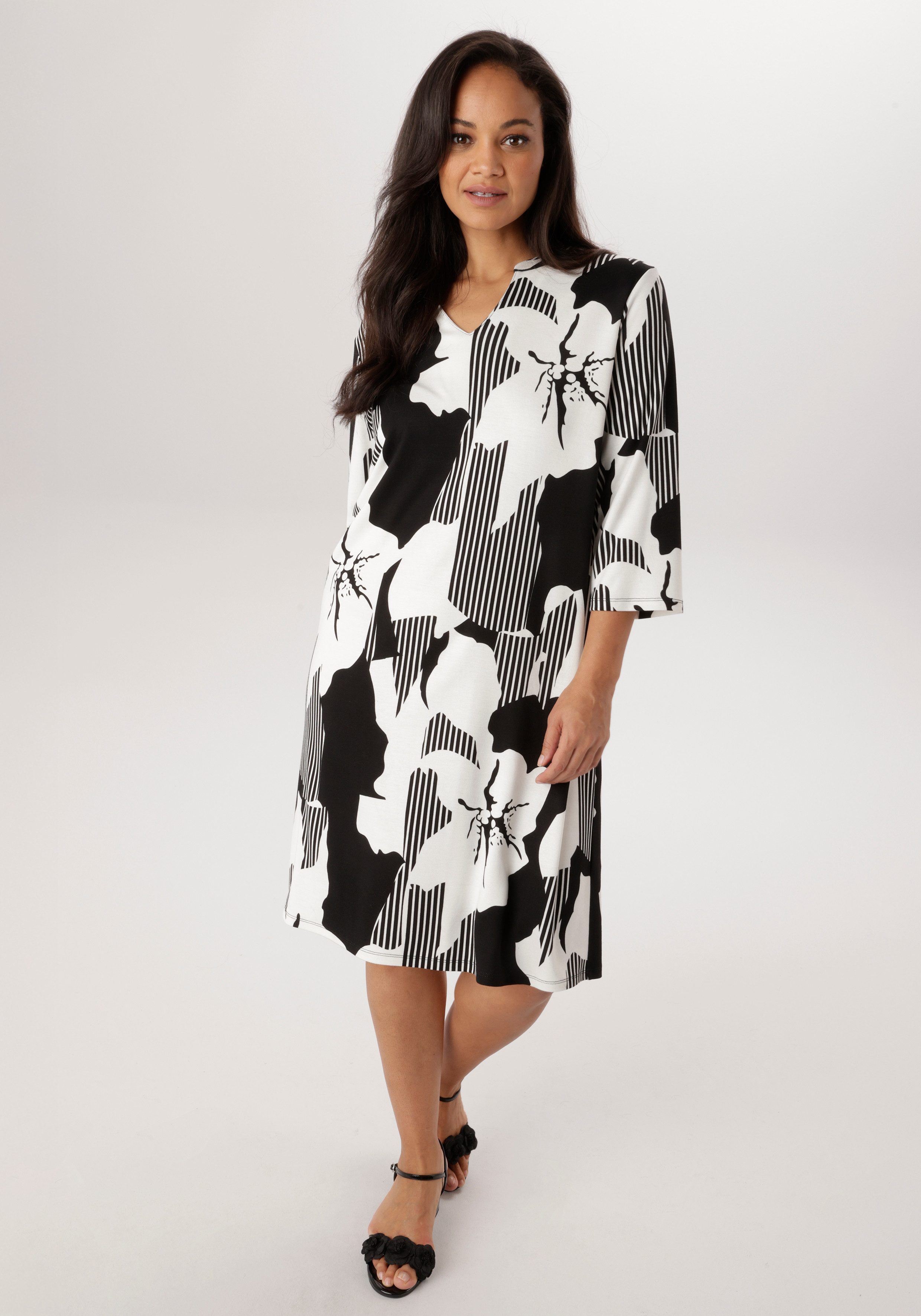 Aniston PLUS Jerseykleid elastisches Jersey-Kleid - NEUE KOLLEKTION günstig online kaufen