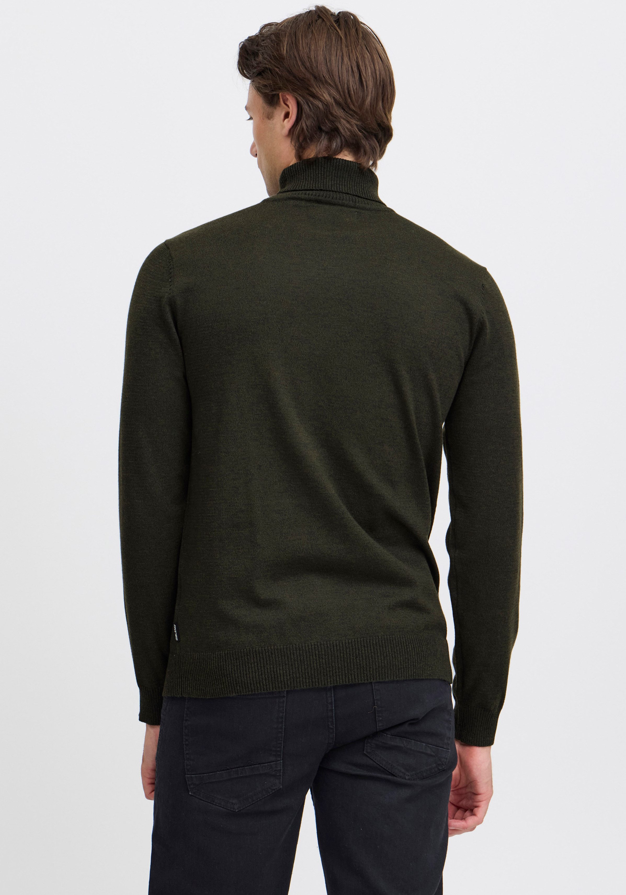 Blend Rollkragenpullover BHBRUTON roll neck knit Regular Fit, aus Polyester, mit Rollkragen, normaler Schnitt