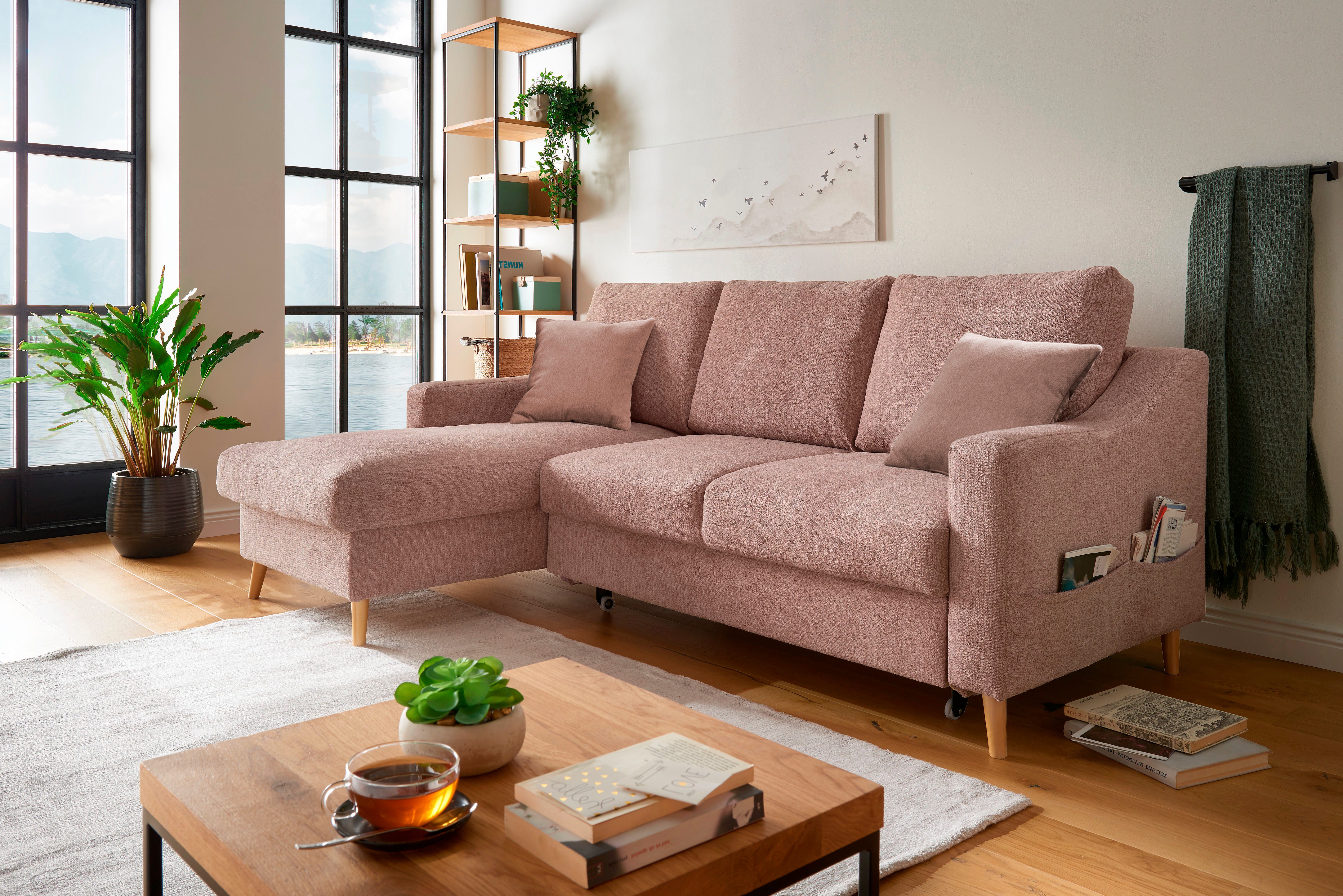 INOSIGN Ecksofa Valentina L-Form, 2 Zierkissen, günstig online kaufen
