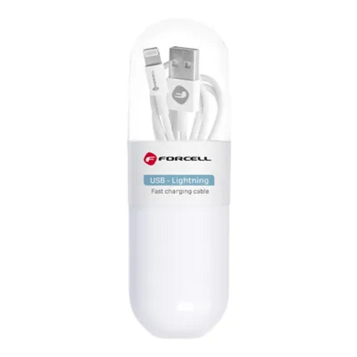 Kabel USB A auf iPhone 1A C316 TUBA weiß 1 Meter Smartphone-Kabel