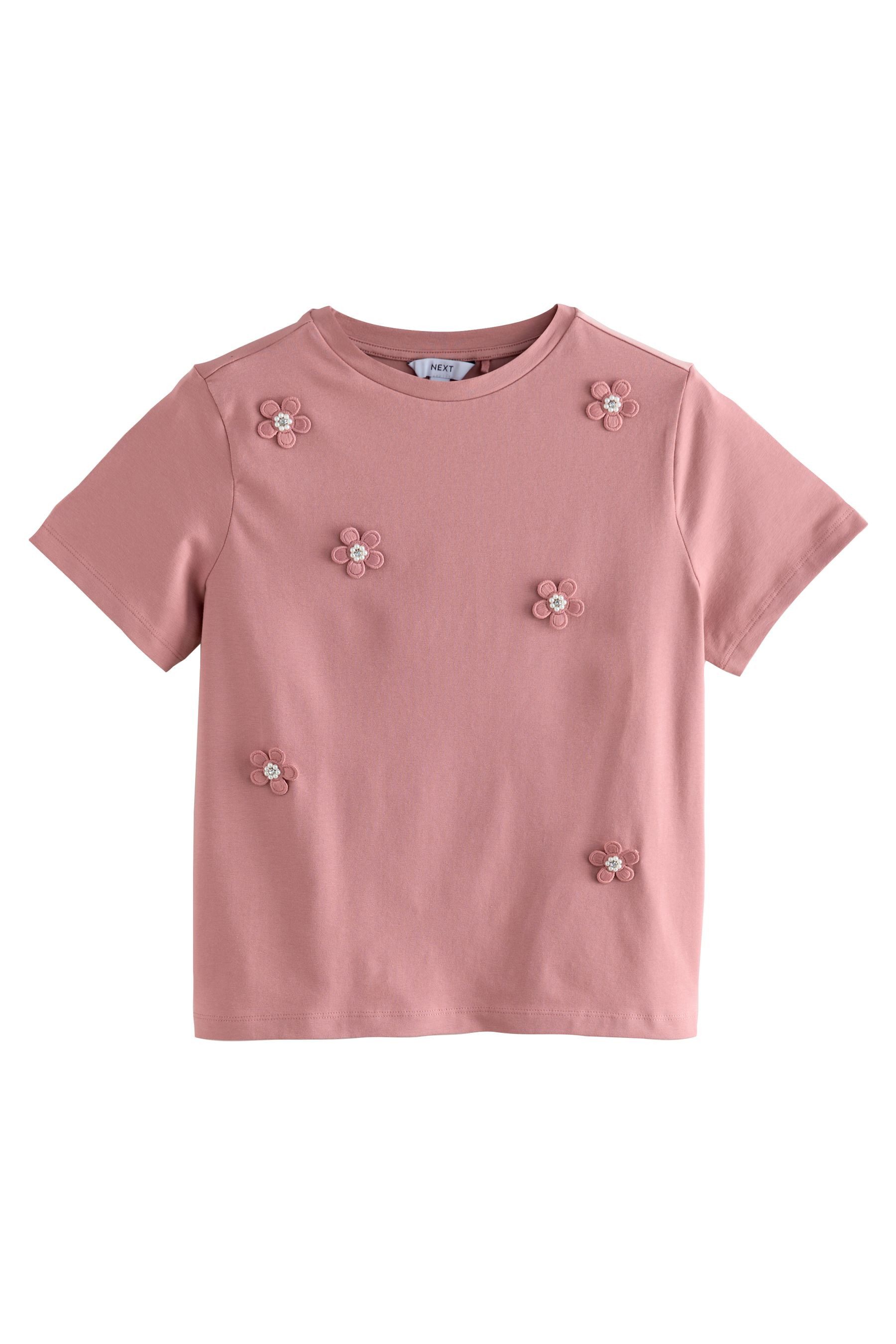Next T-Shirt T-Shirt mit floralem Zierprint günstig online kaufen