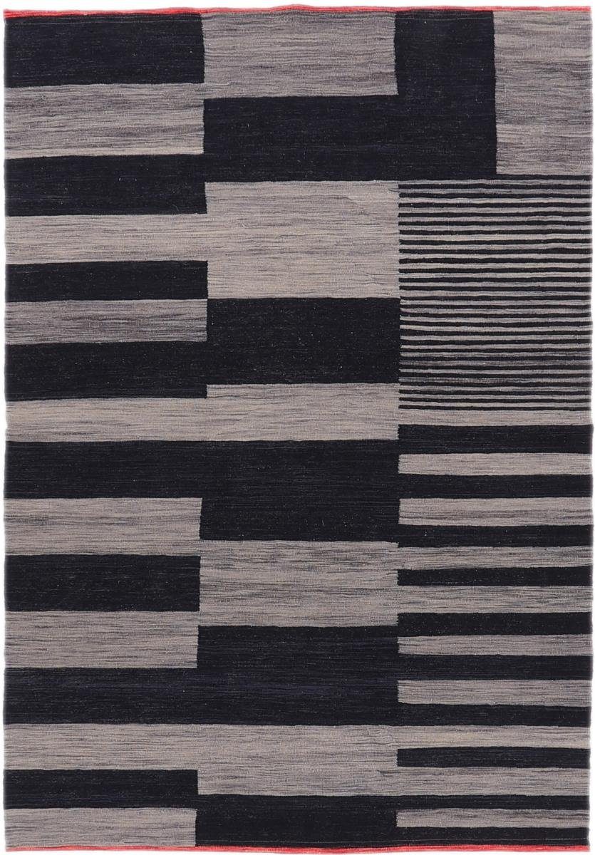 Orientteppich Kelim Afghan Design 197x293 Handgewebter Orientteppich, Nain Trading, rechteckig, Höhe: 3 mm