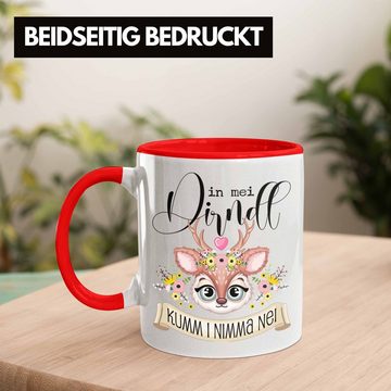 Trendation Tasse Oktoberfest Dirndl Lustiger Spruch Geschenkidee Deko Dekoration Dirndl