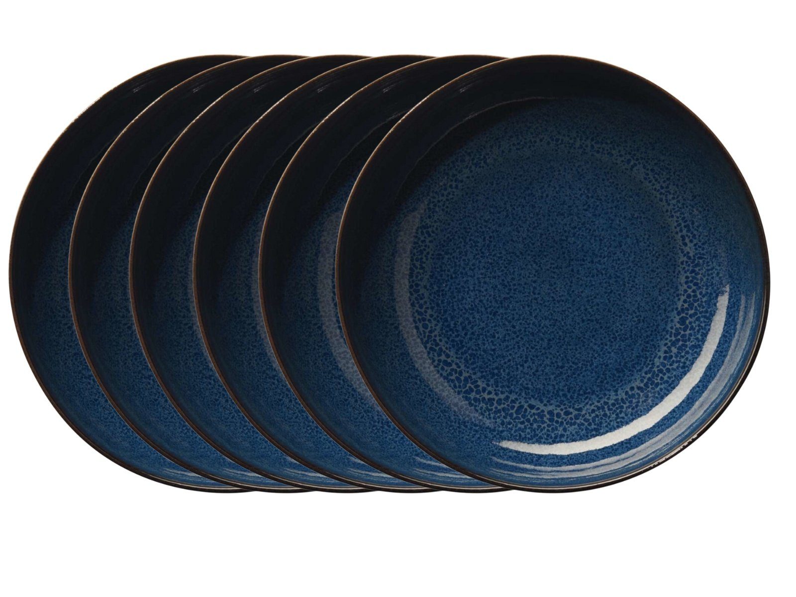 ASA Espressotassen Mit Untertassen – Midnight Blue, 6 Stück, Mikrowellengeeignet