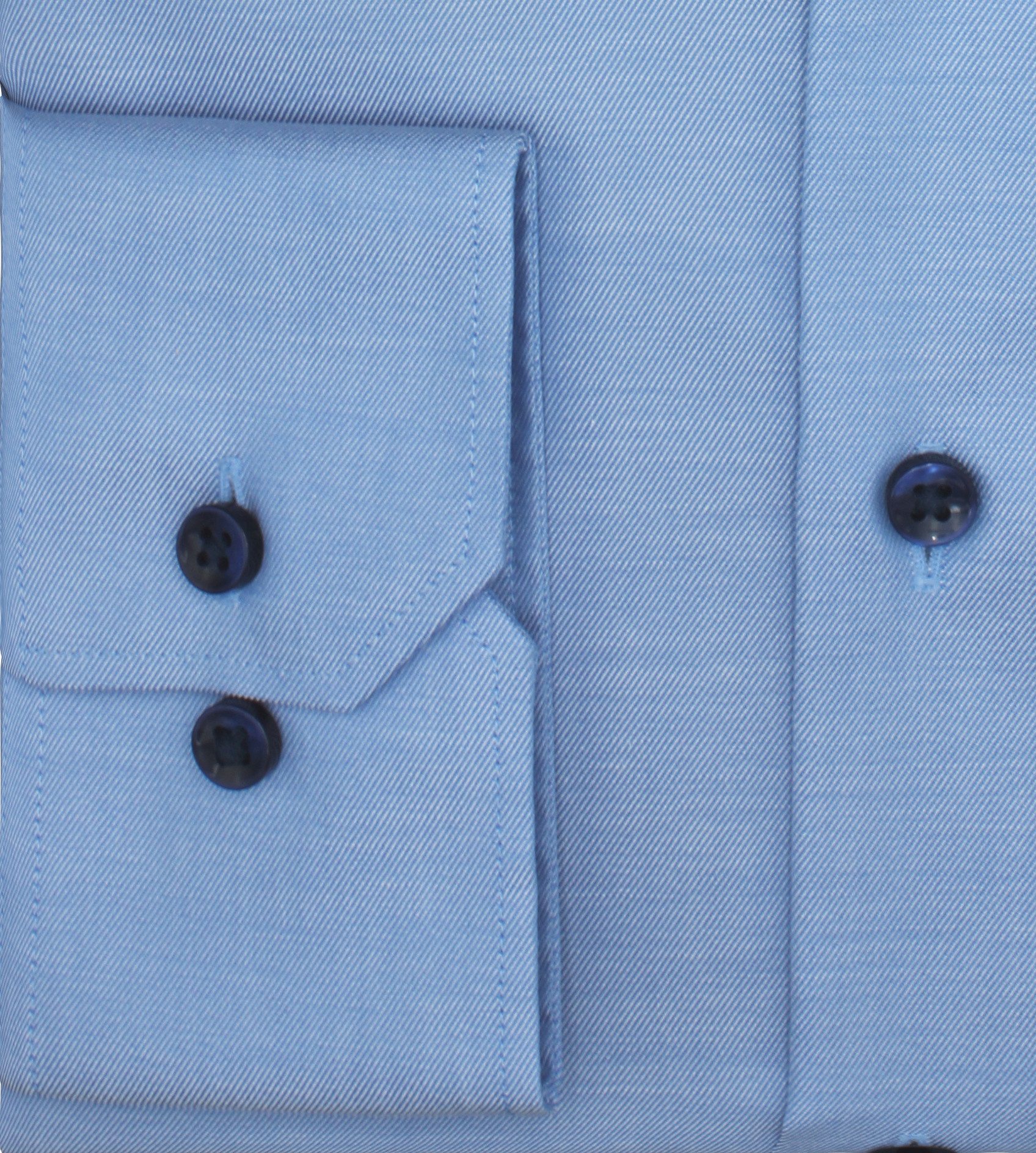 Eterna Langarmhemd Modern Fit I Blau I Bügelfrei I Langarm I Dynamic Cotton™, Twill