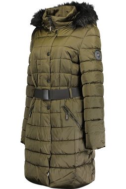 Geo Norway Winterjacke elegante Damen Jacke baanemone (1-St) mit Kunstfellkragen