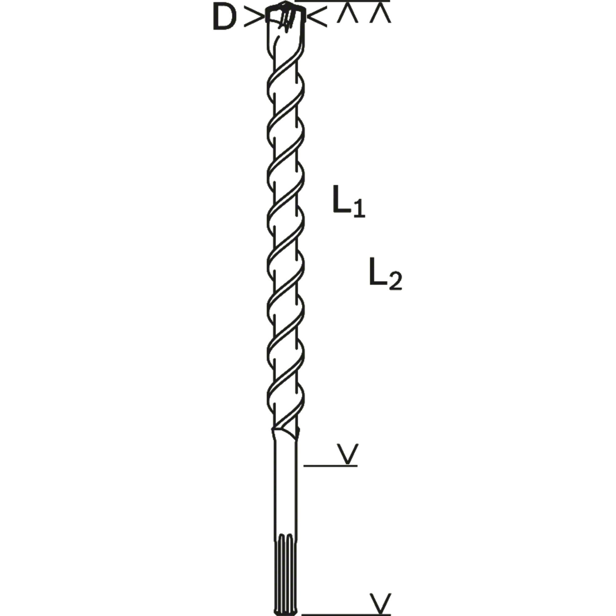 Bohrer- Hammerbohrer SDS-max-7, BOSCH Bosch Ø und Bitset 20mm Professional