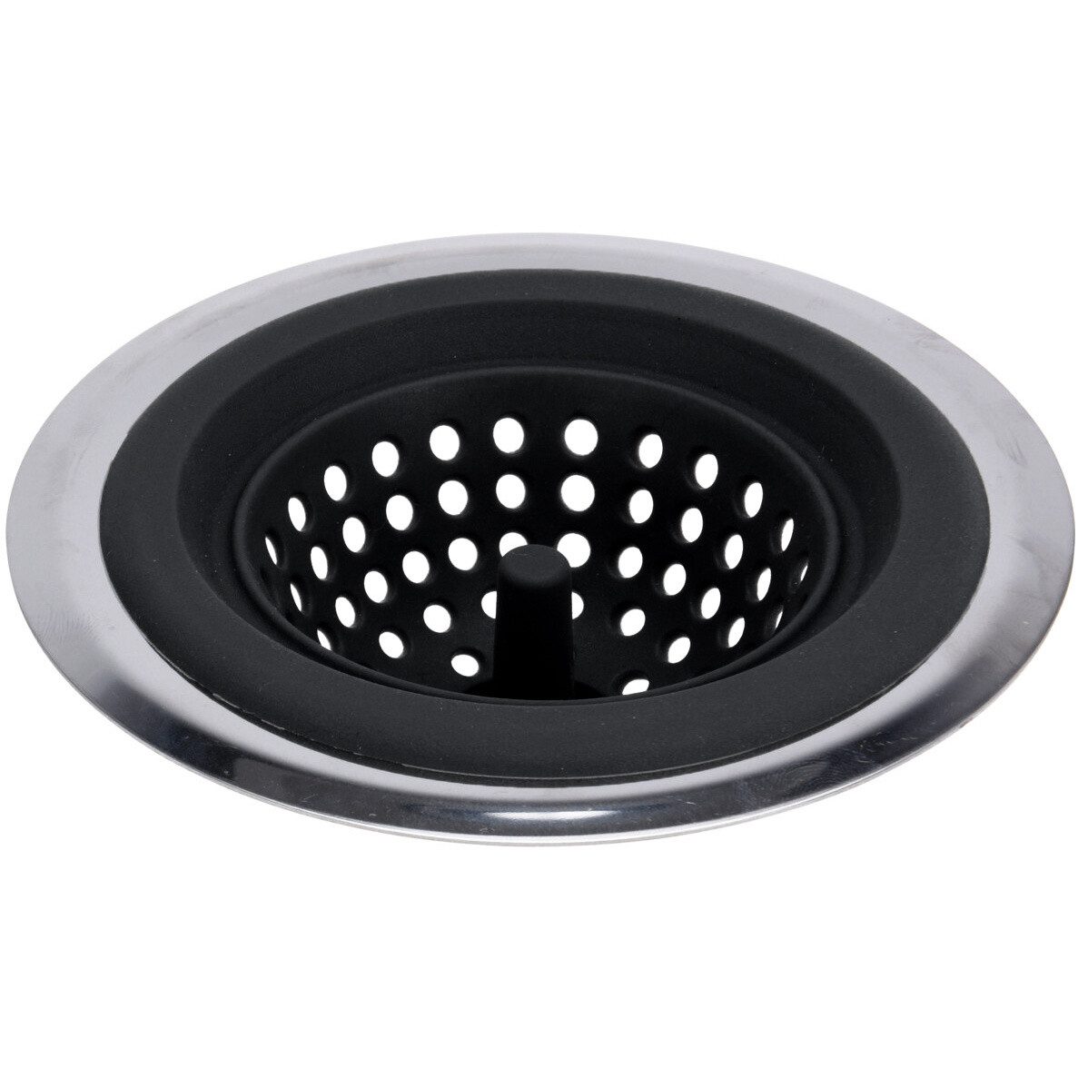 Excellent Houseware Geschirrständer Abflusssieb aus Silikon, Ø 13 cm
