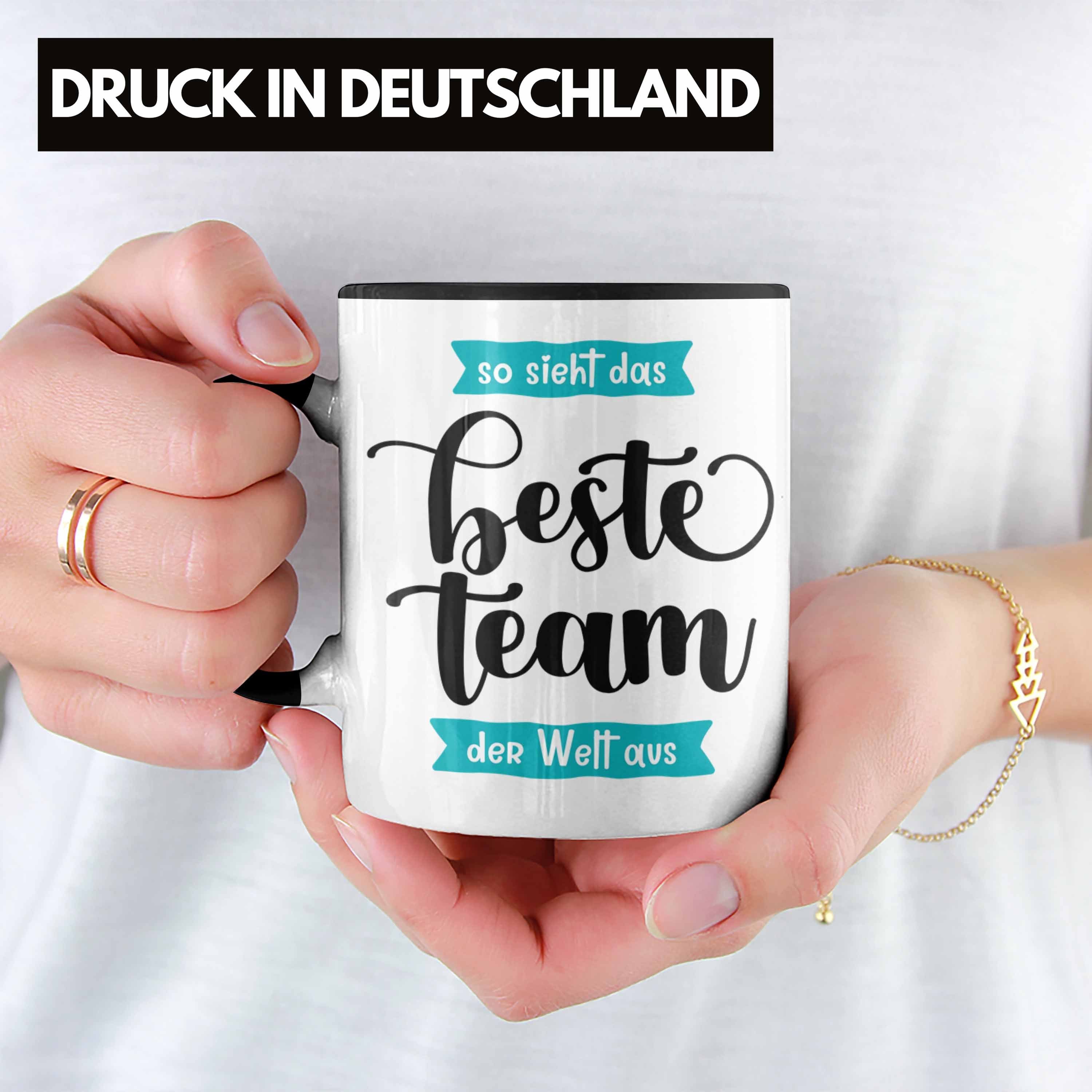 Schwarz Arbe Team Lustige Tasse Angestellte Trendation Teammitglied Geschenk Geschenkidee Tasse